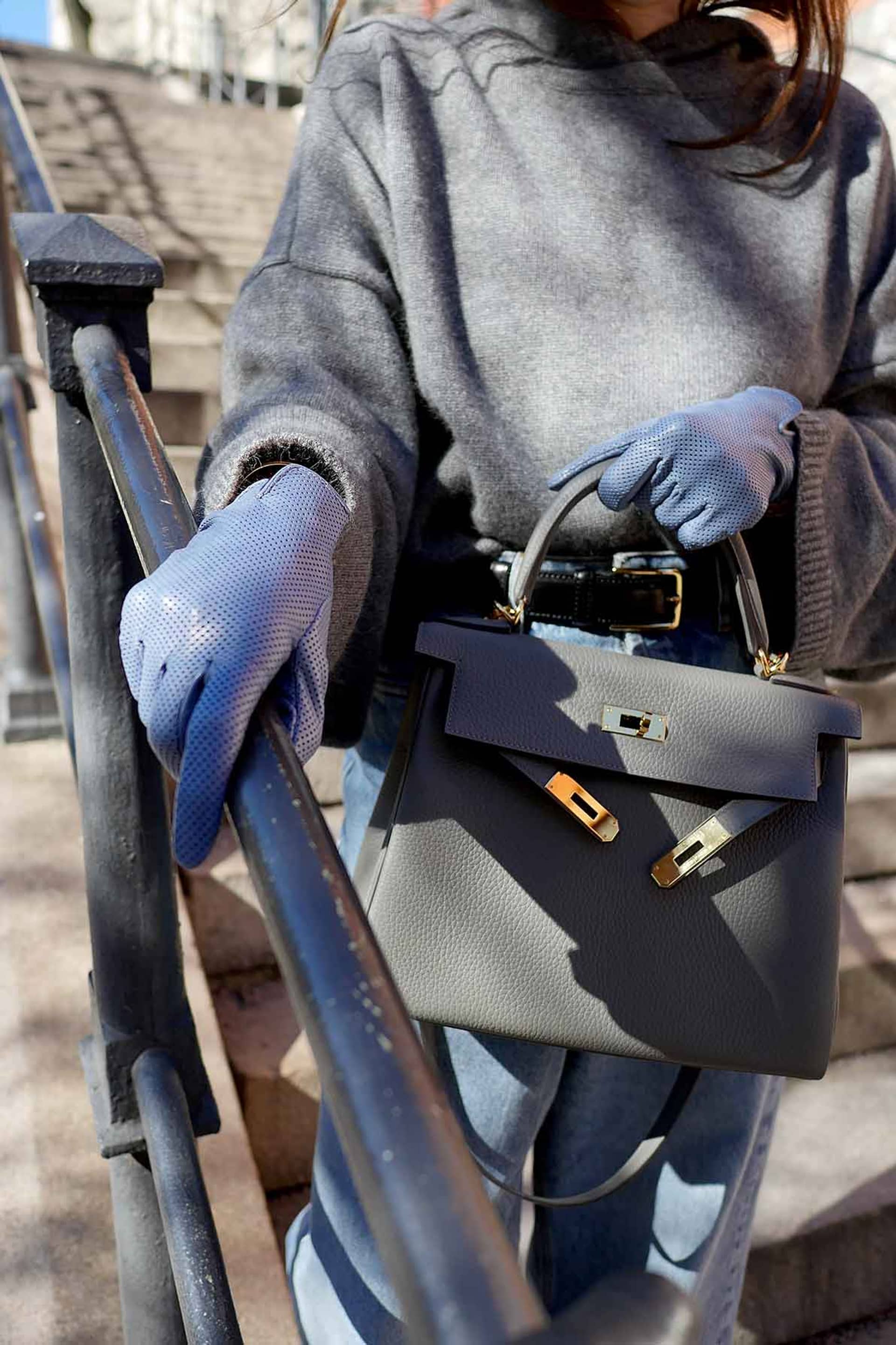 Statement Perforated Blue made by Handsome Stockholm