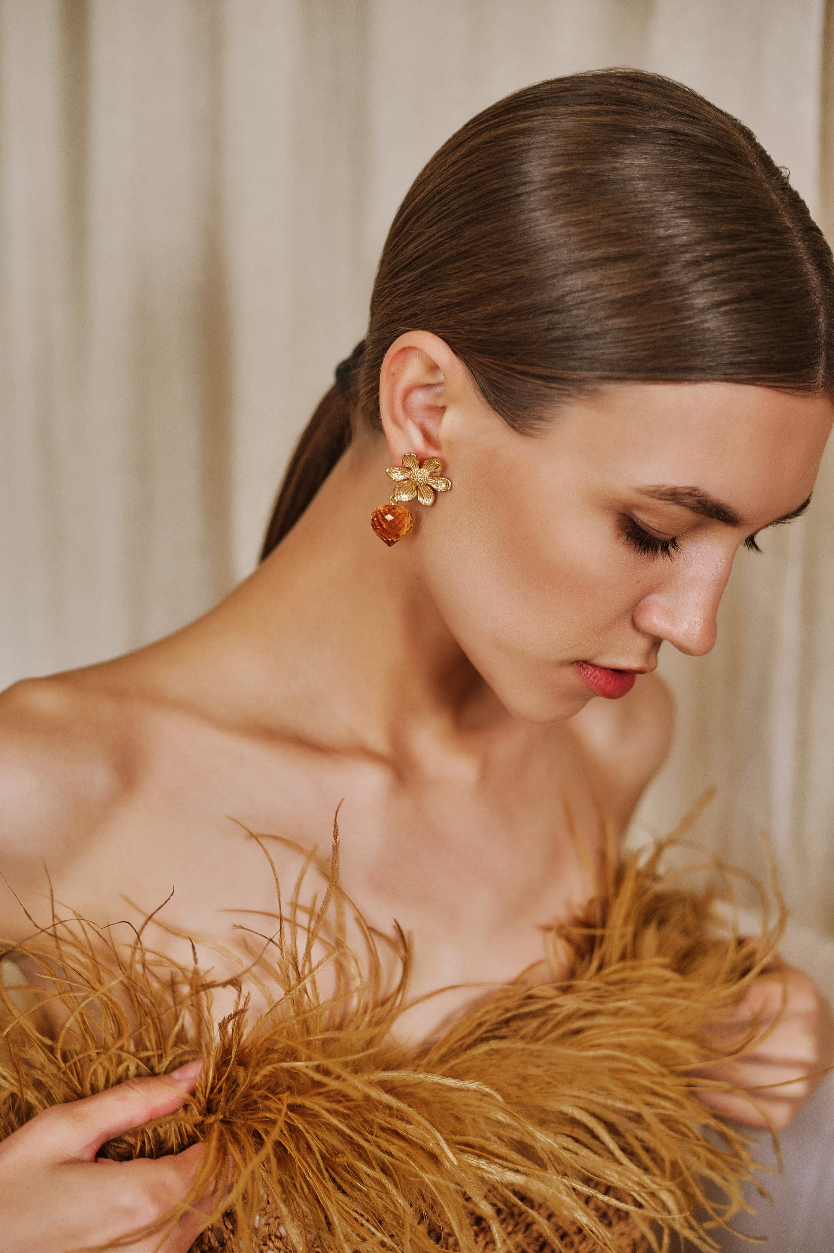 Ember Earrings made by Decolet The Label