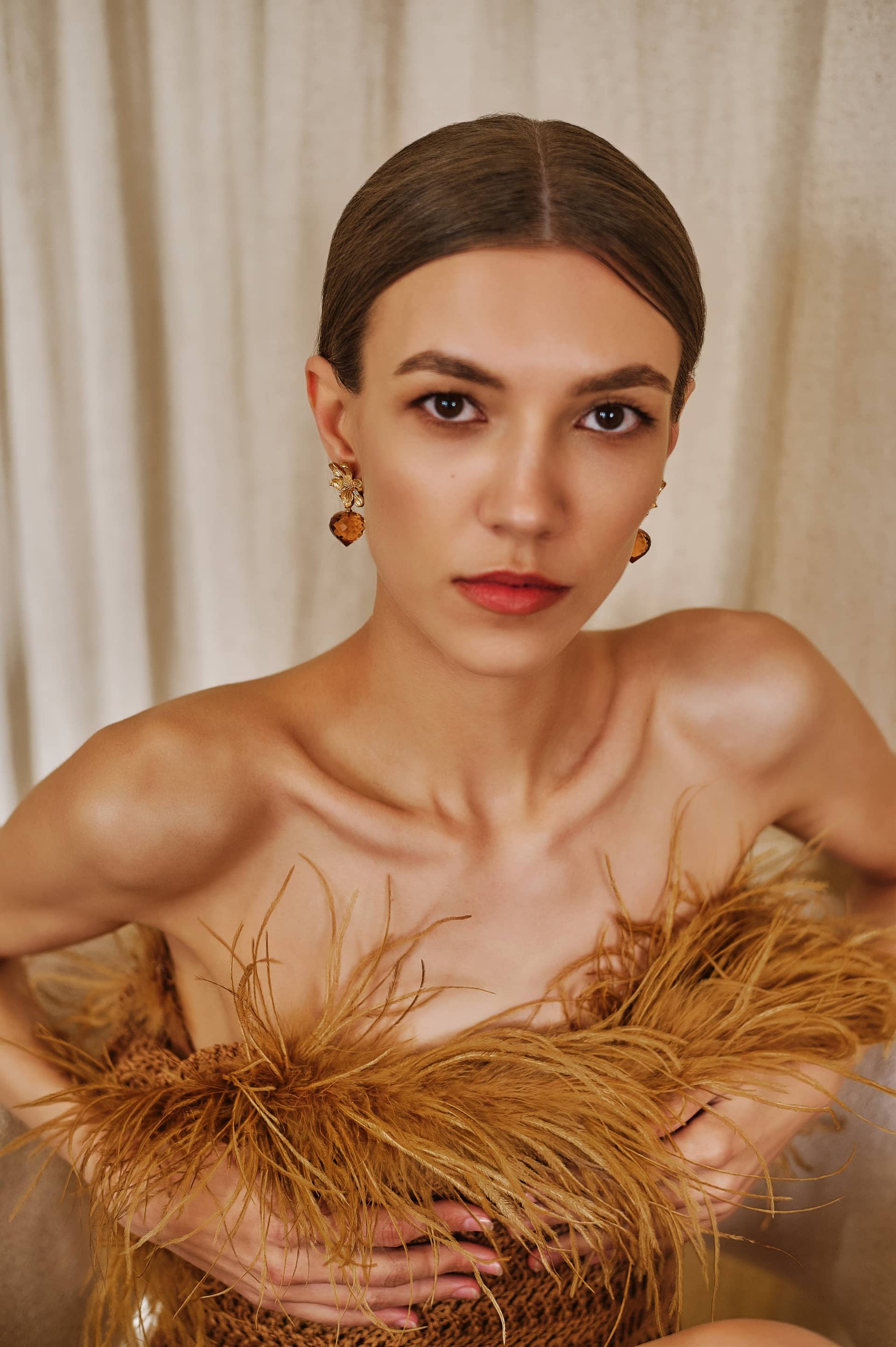 Ember Earrings made by Decolet The Label