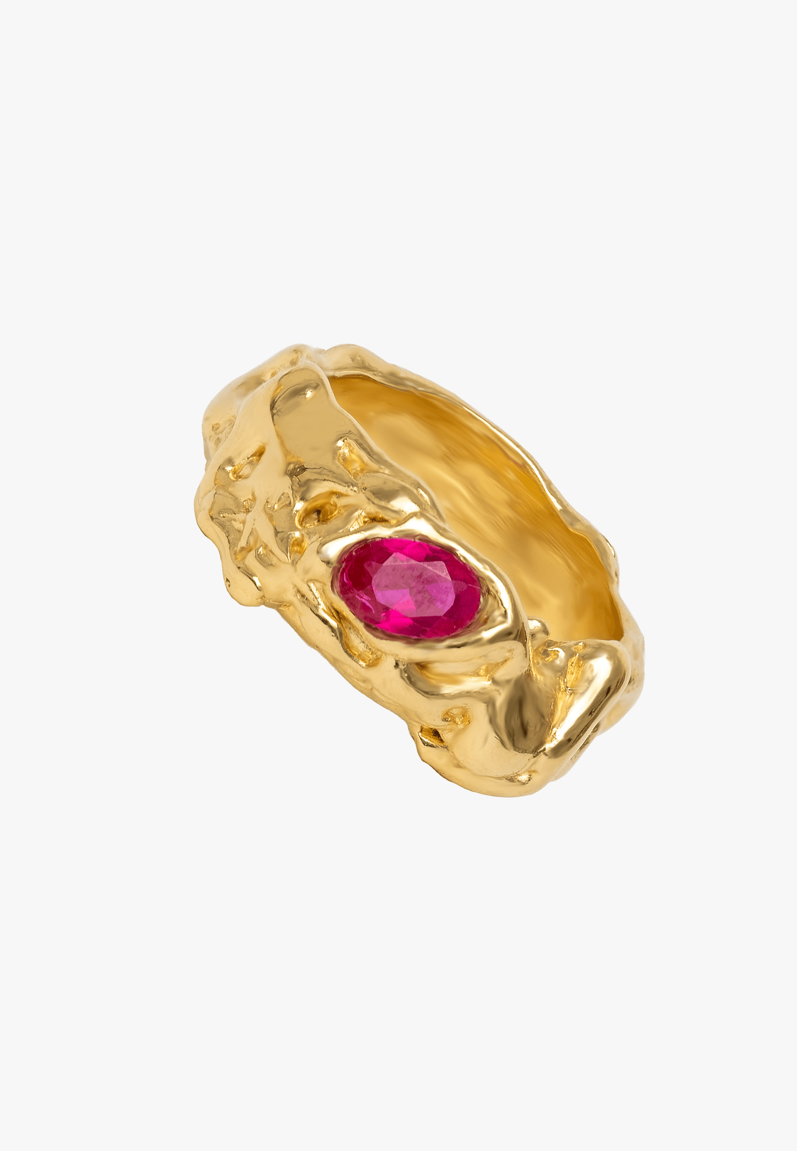 Judy Fuchsia Ring made by Lavani Jewels