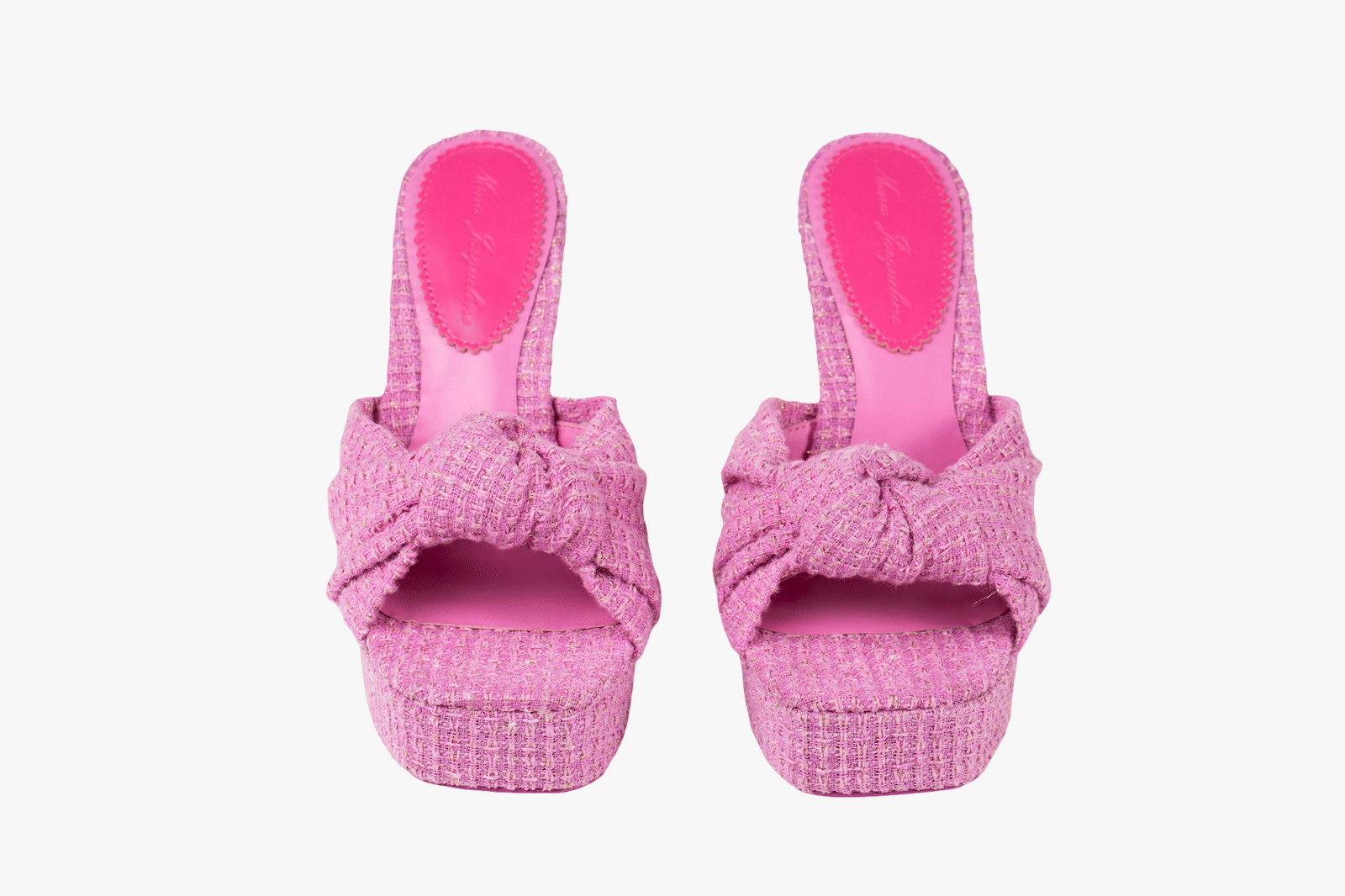 Mara Platform Sandals (Pink) (Final Sale) in Pink made by Nana Jacqueline