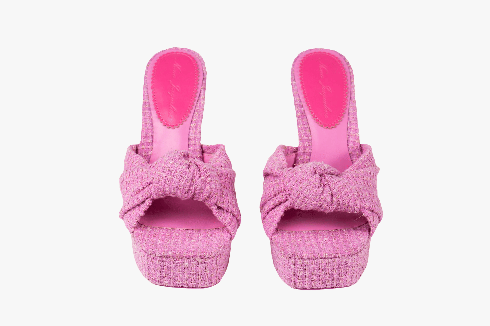 Mara Platform Sandals (Pink) (Final Sale) in Pink made by Nana Jacqueline