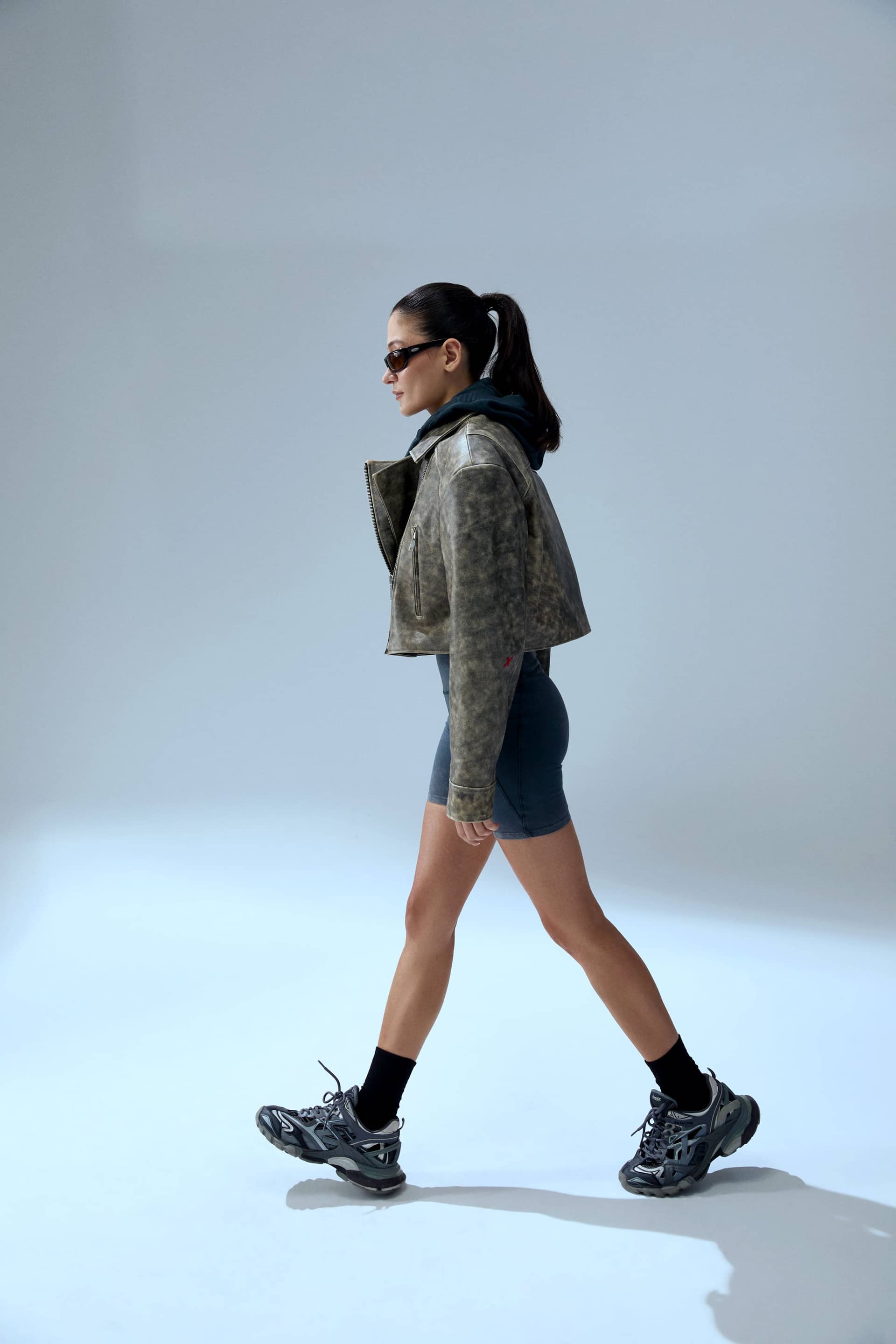 YOUR *ITCH ACID WASH BIKER LEGGING made by PCFG