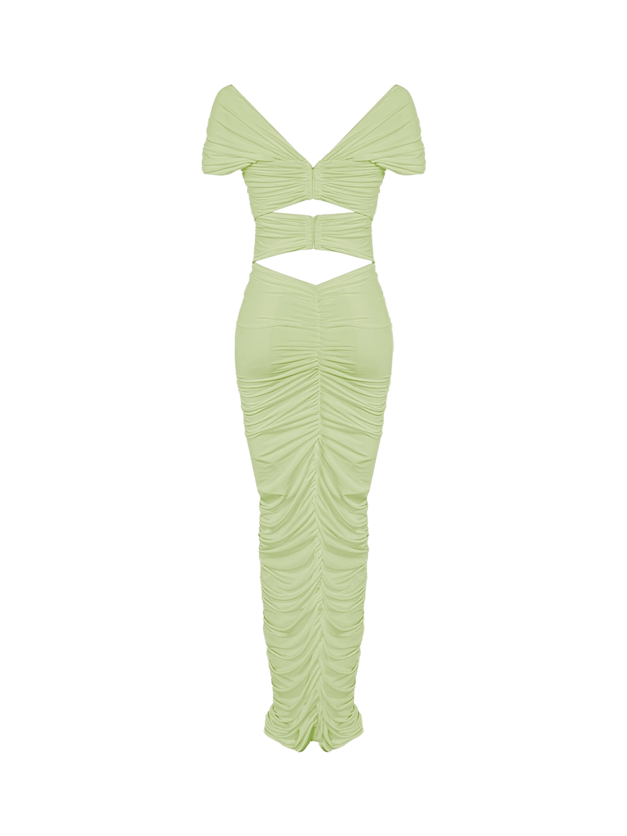 Madison Wind Dress - Matcha Green made by Gigii's