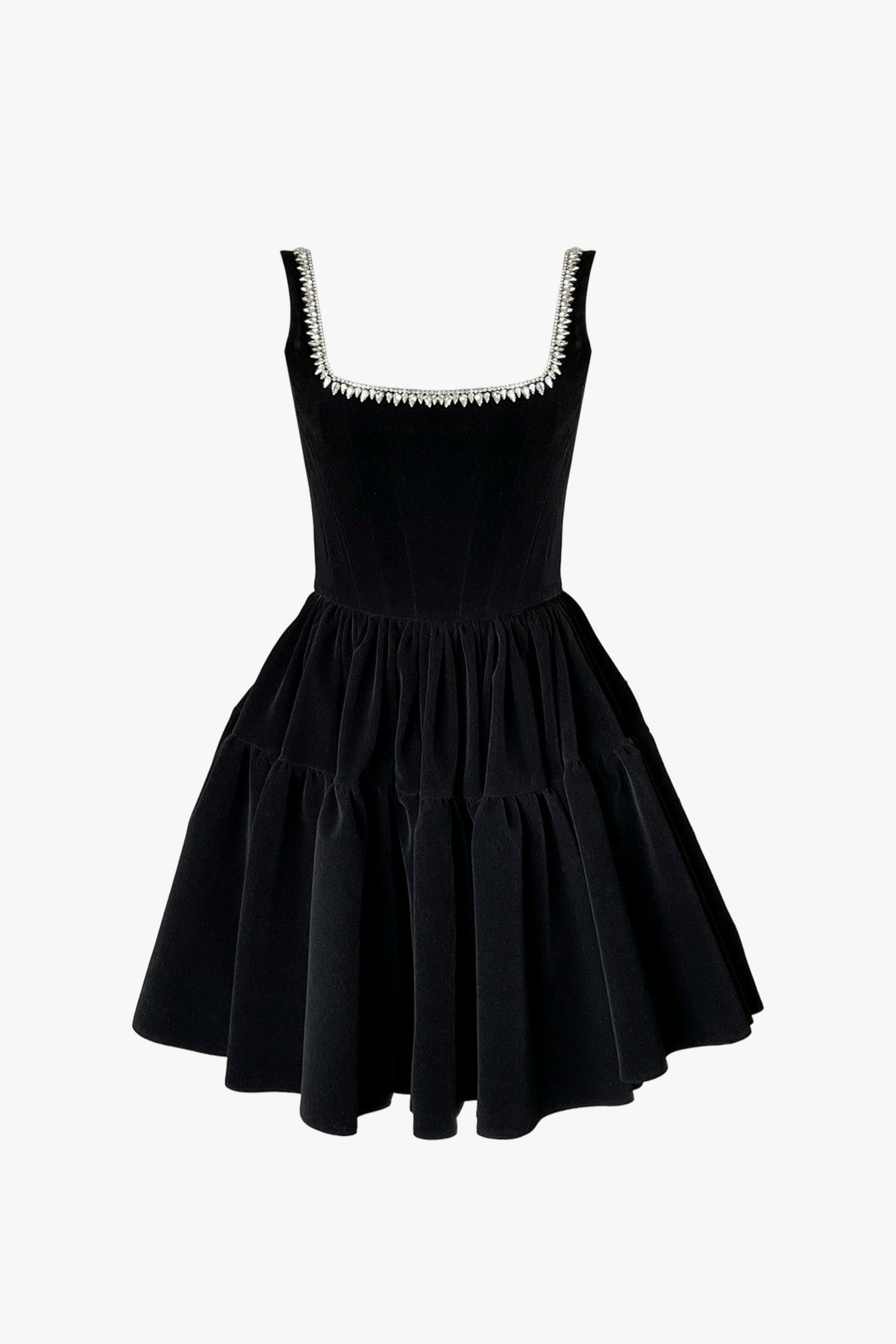 Bliss Velvet Mini Dress made by Gigii's