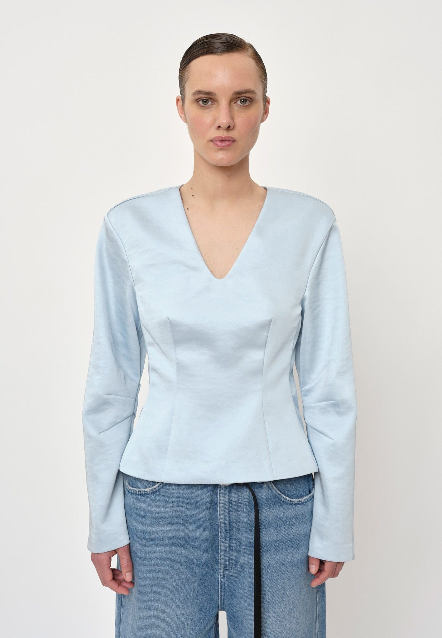 Yade Blouse - Light Blue made by HERSKIND