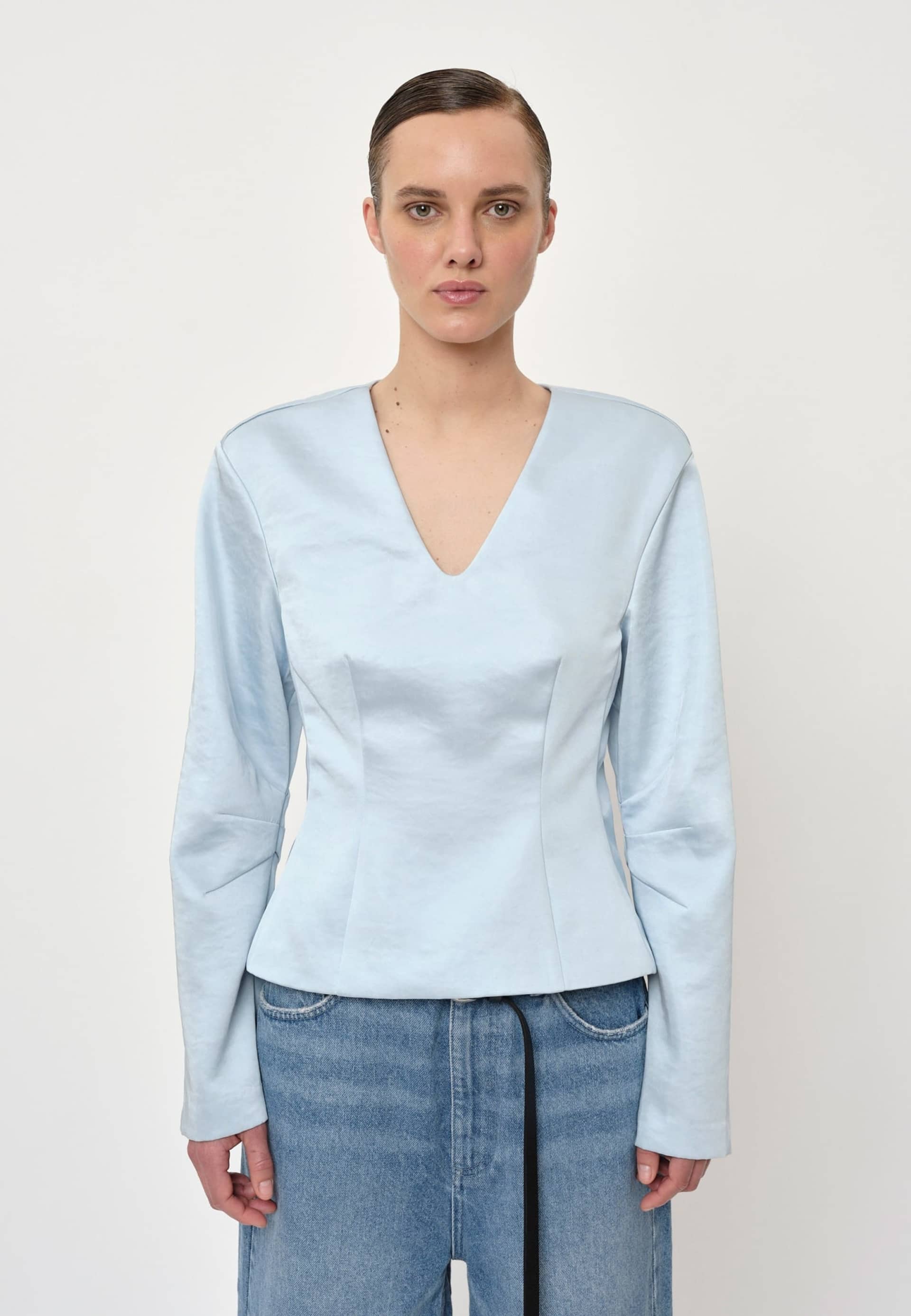 Yade Blouse - Light Blue made by HERSKIND