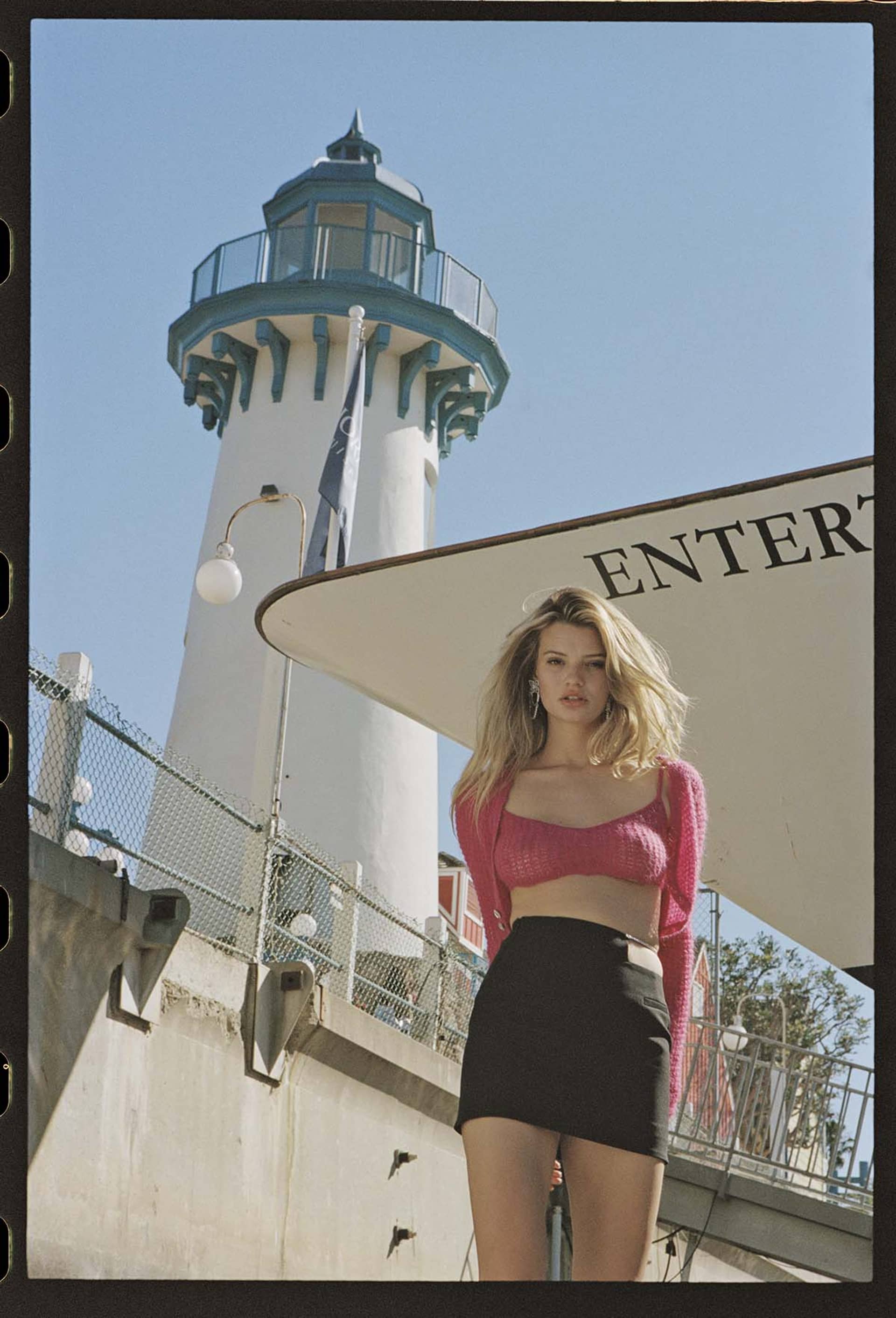 Black Zircon Diamond Chain Skirt (Final Sale) in Black made by Nana Jacqueline