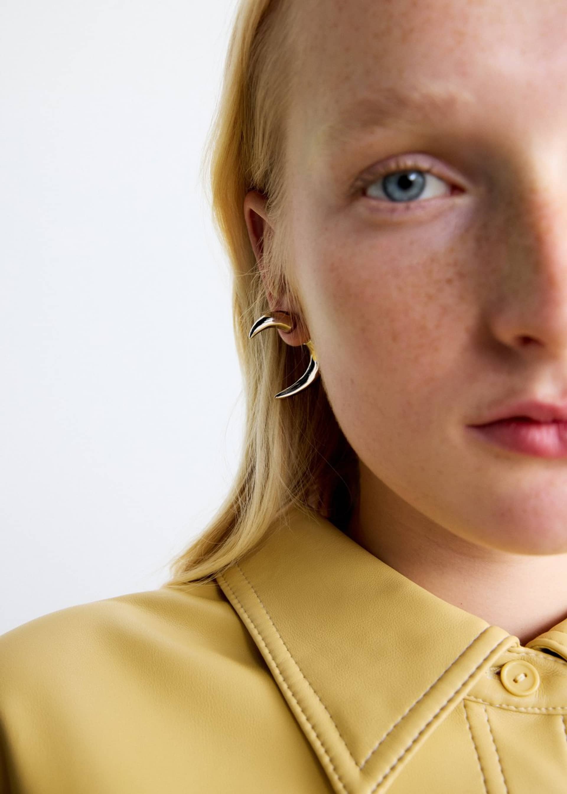 Spike earring - Silver - Single in Silver made by POEM Objects