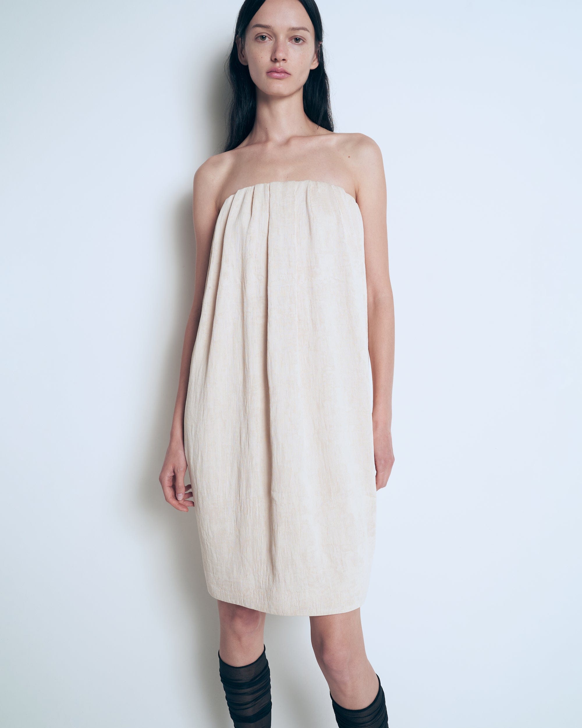 Balloon midi dress made by A.M.G