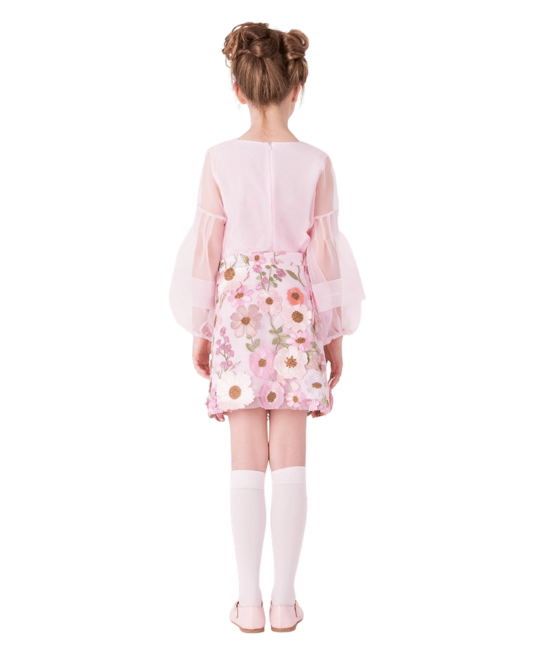 Exquisite Flowers Girls Outfit  | 2 Pieces made by Mama Luma