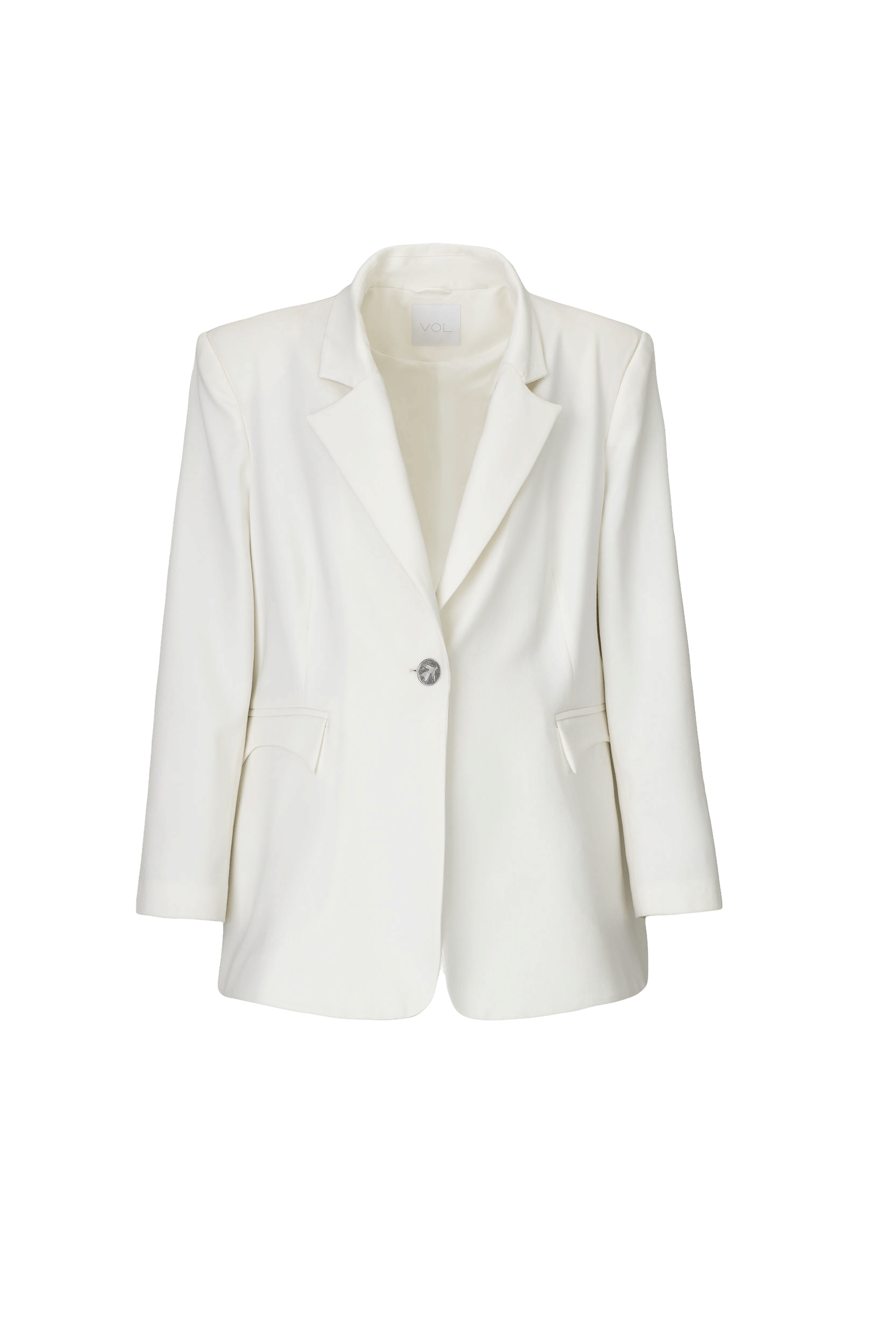 White Dream Oversized Jacket in White made by Vestiaire d'un Oiseau Libre