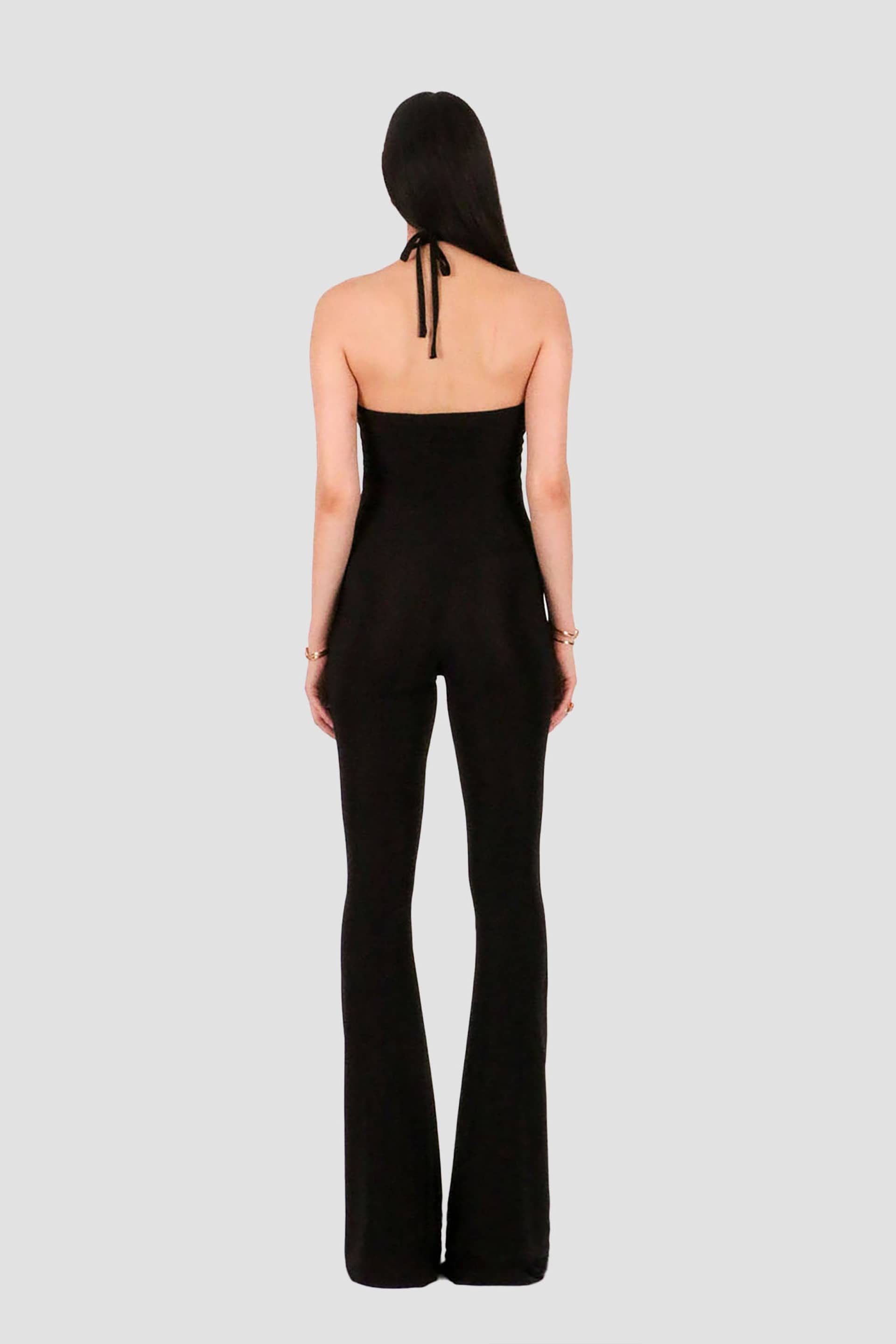 Stella Cutout Black Jumpsuit made by Lora Istanbul
