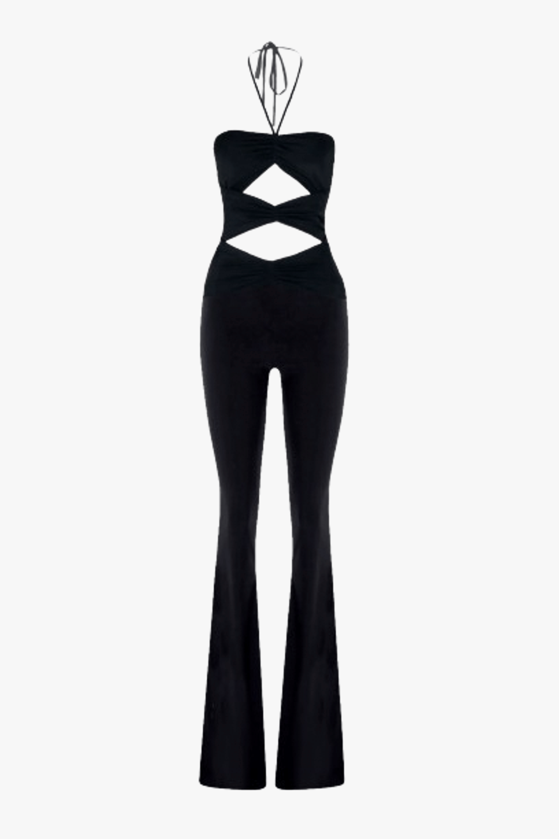 Stella Cutout Black Jumpsuit made by Lora Istanbul