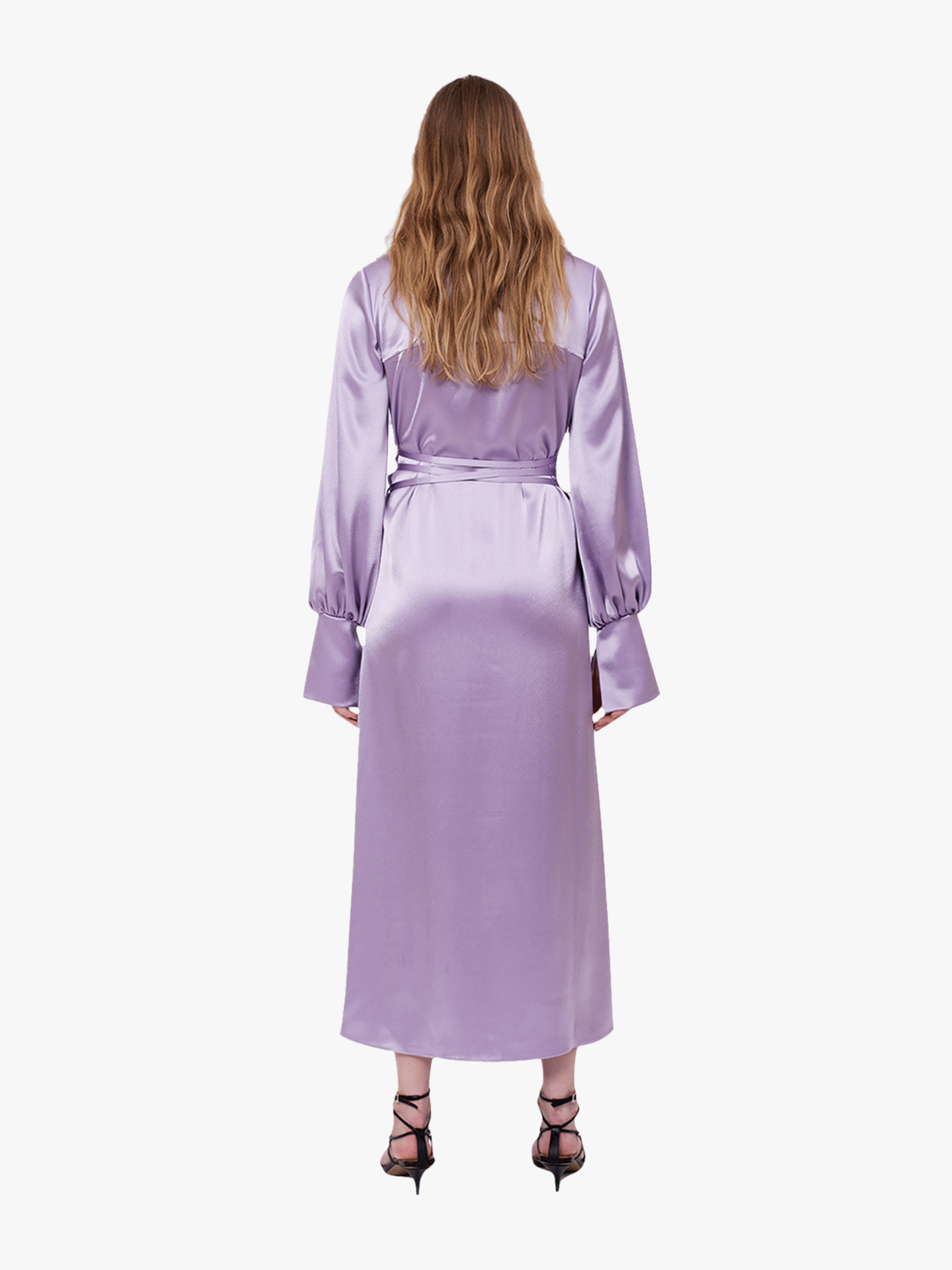 Natalie Dress - Dusty Lilac in Purple made by AÉRYNE