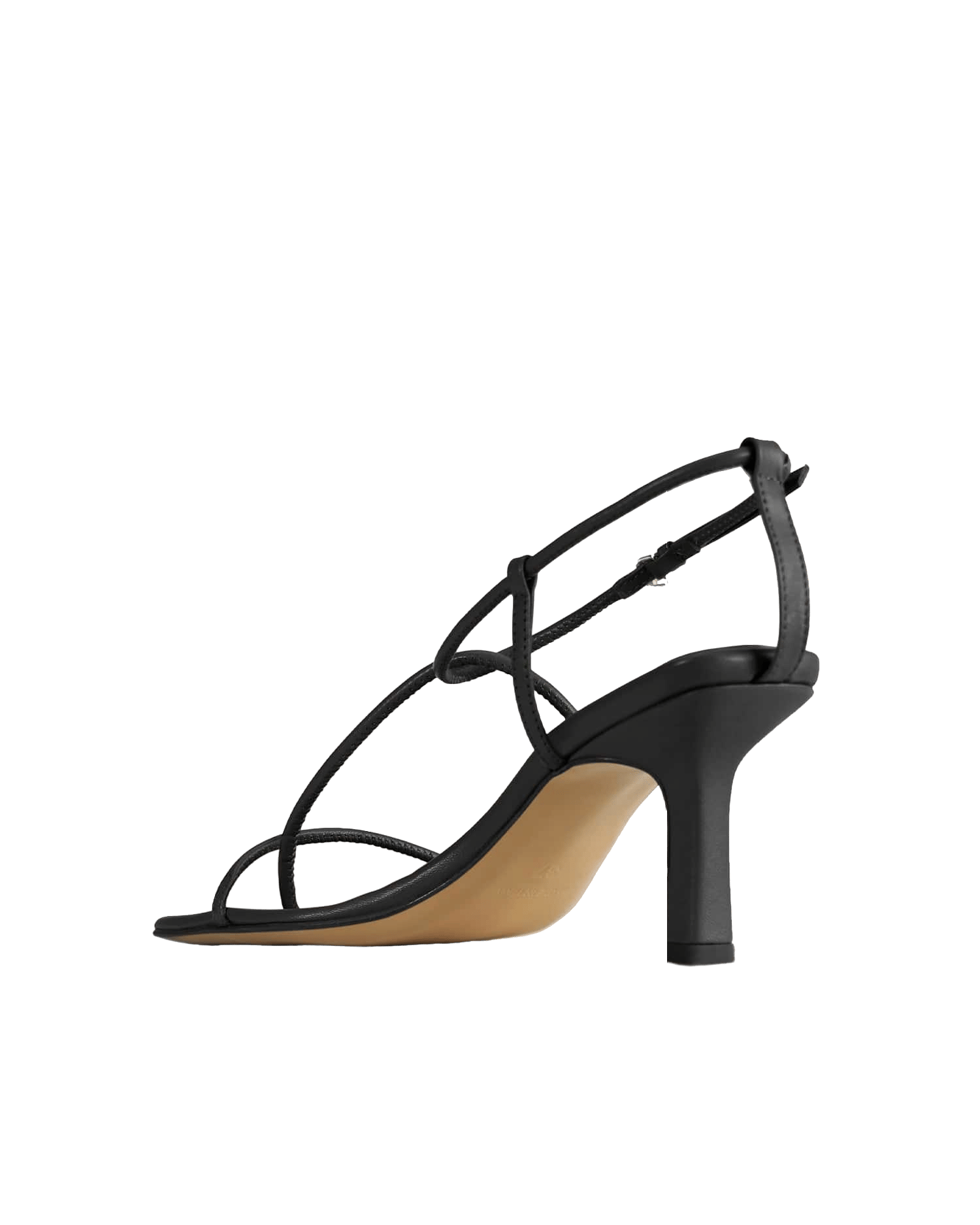 The Strappy Sandal - Black made by ESSEN