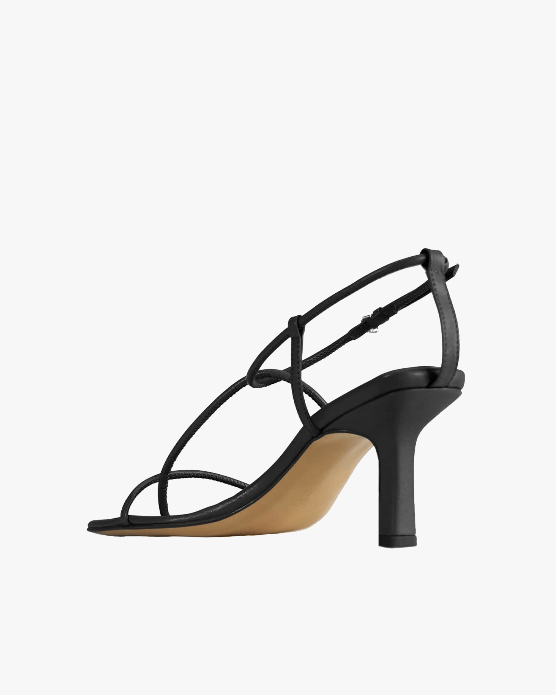 The Strappy Sandal - Black made by ESSEN