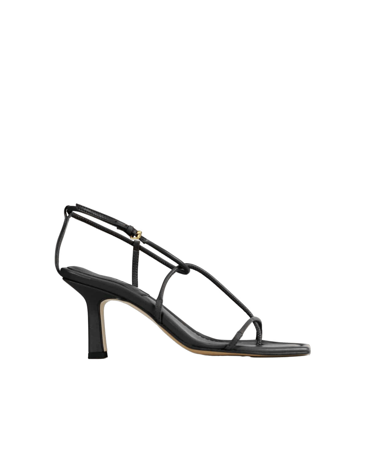 The Strappy Sandal - Black made by ESSEN