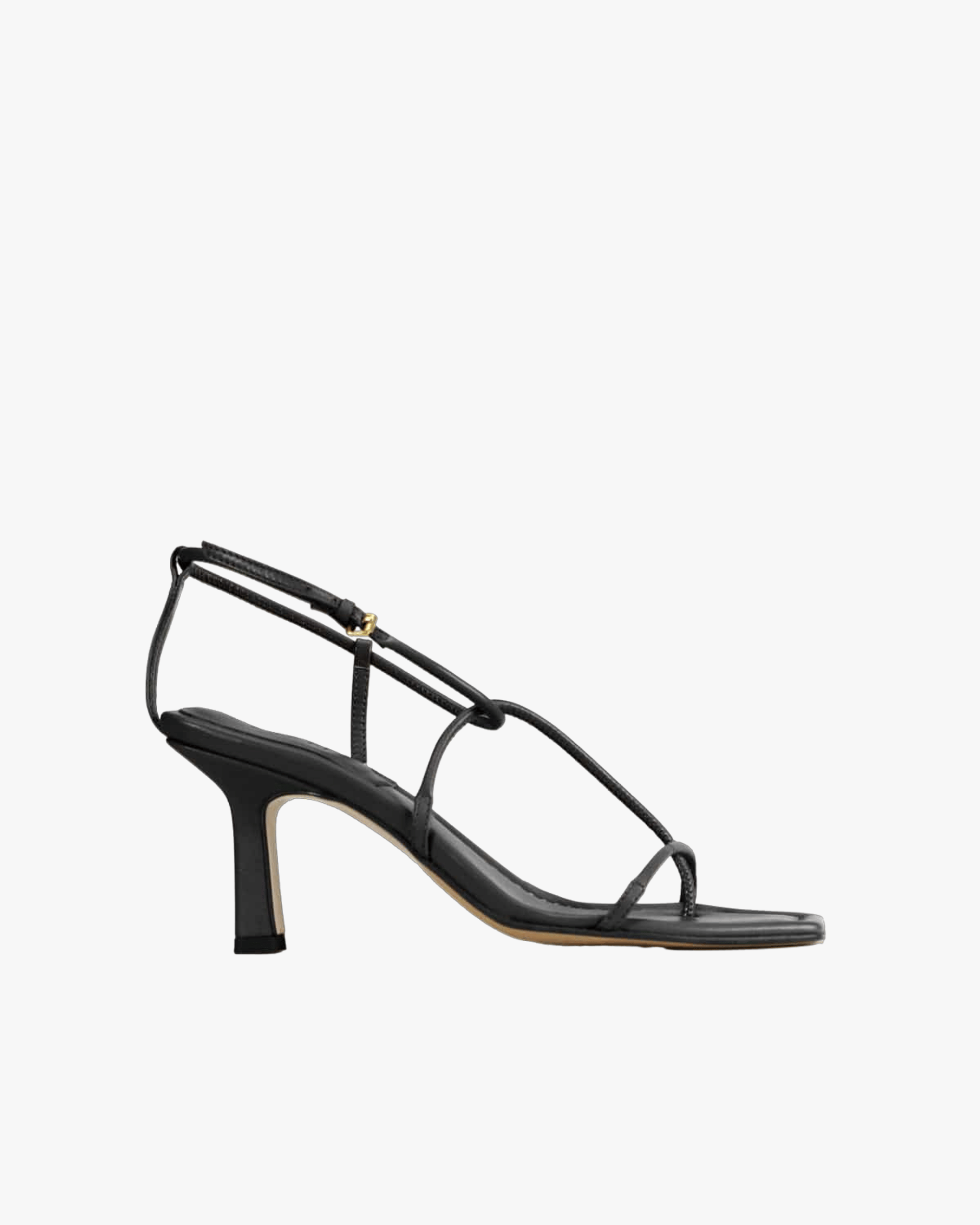 The Strappy Sandal - Black made by ESSEN