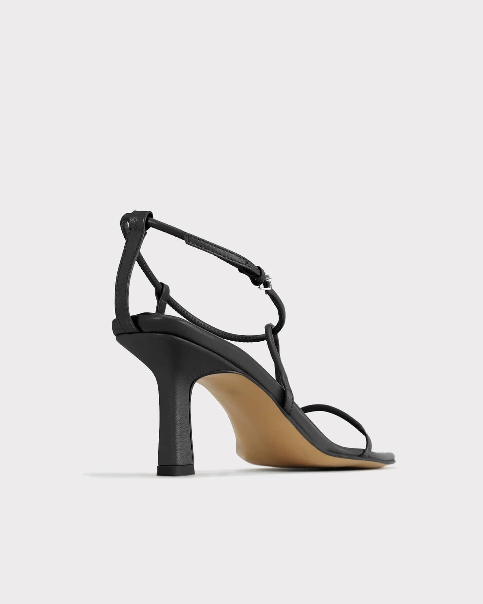 The Strappy Sandal - Black made by ESSEN