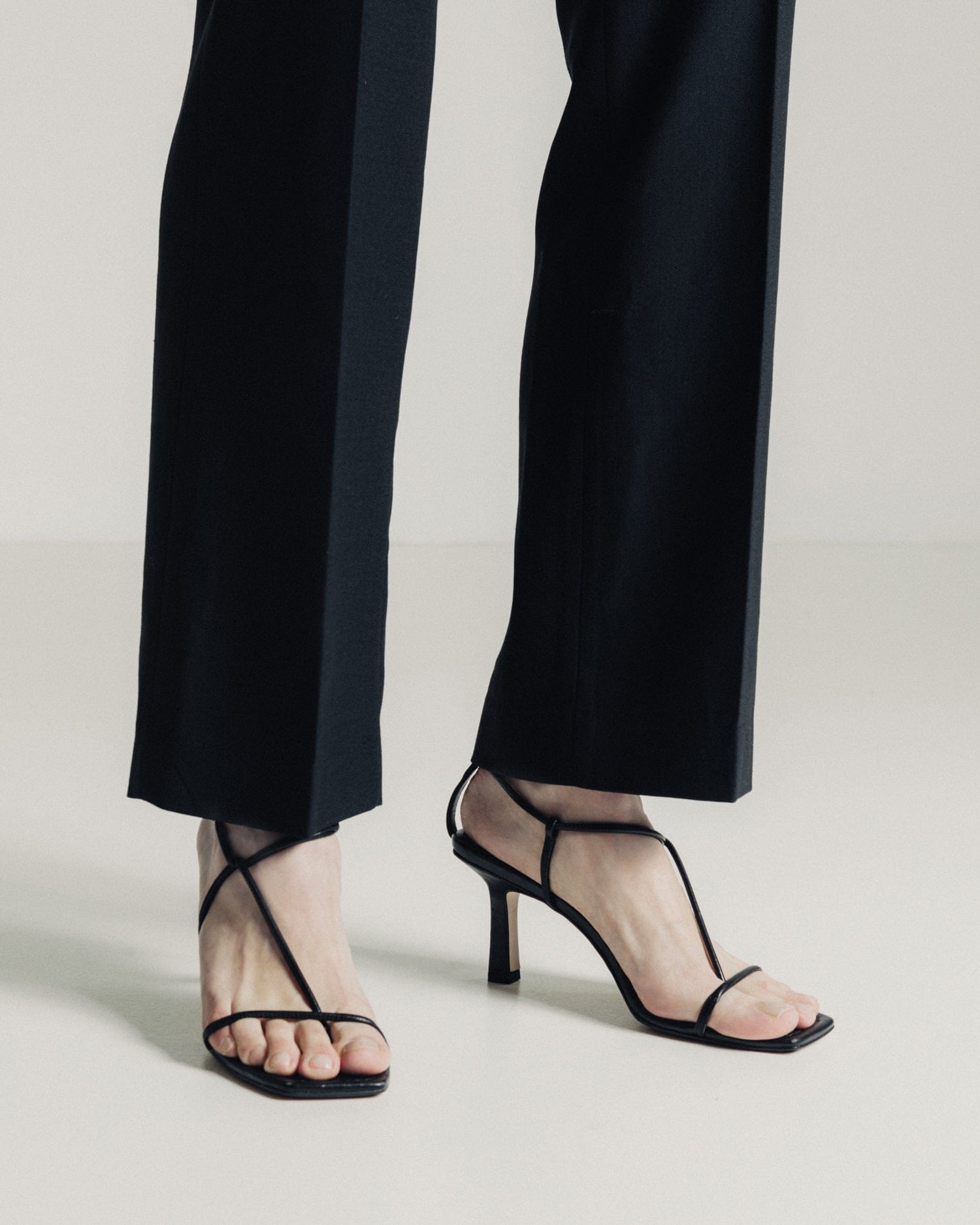 The Strappy Sandal - Black made by ESSEN