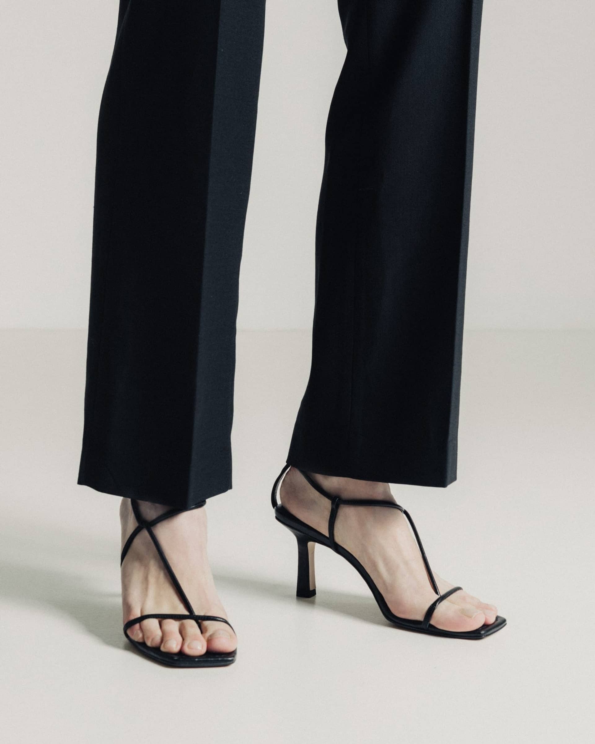 The Strappy Sandal - Black made by ESSEN