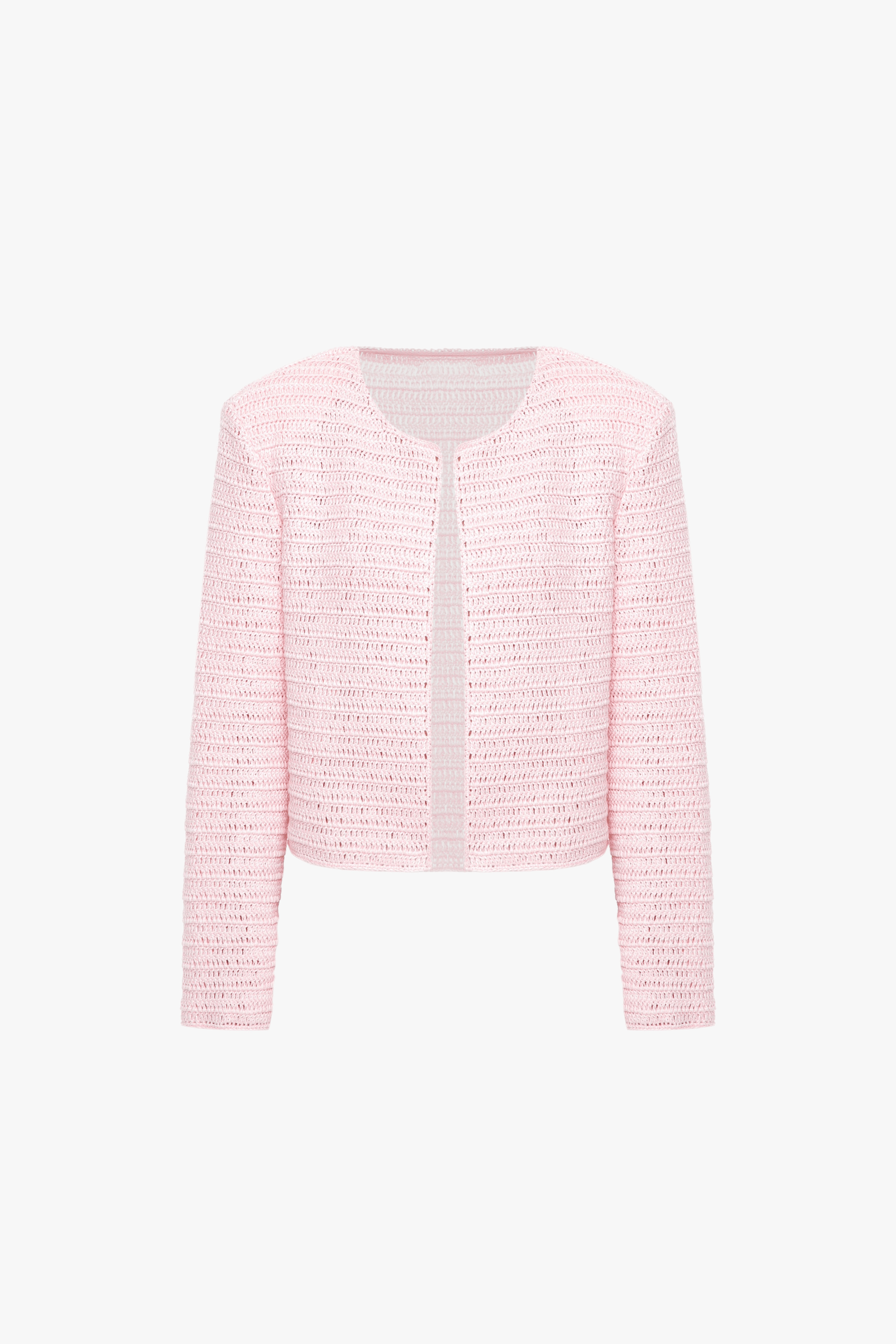 Linen knitted jacket made by A.M.G