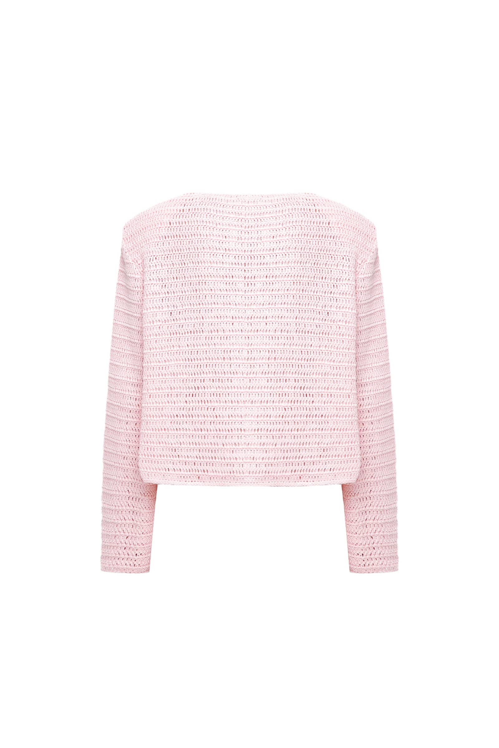 Linen knitted jacket made by A.M.G