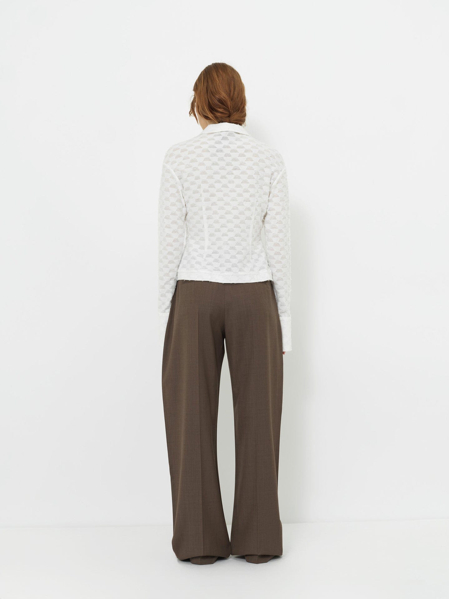 TAILORED WIDE-LEG TROUSERS made by YIBRI