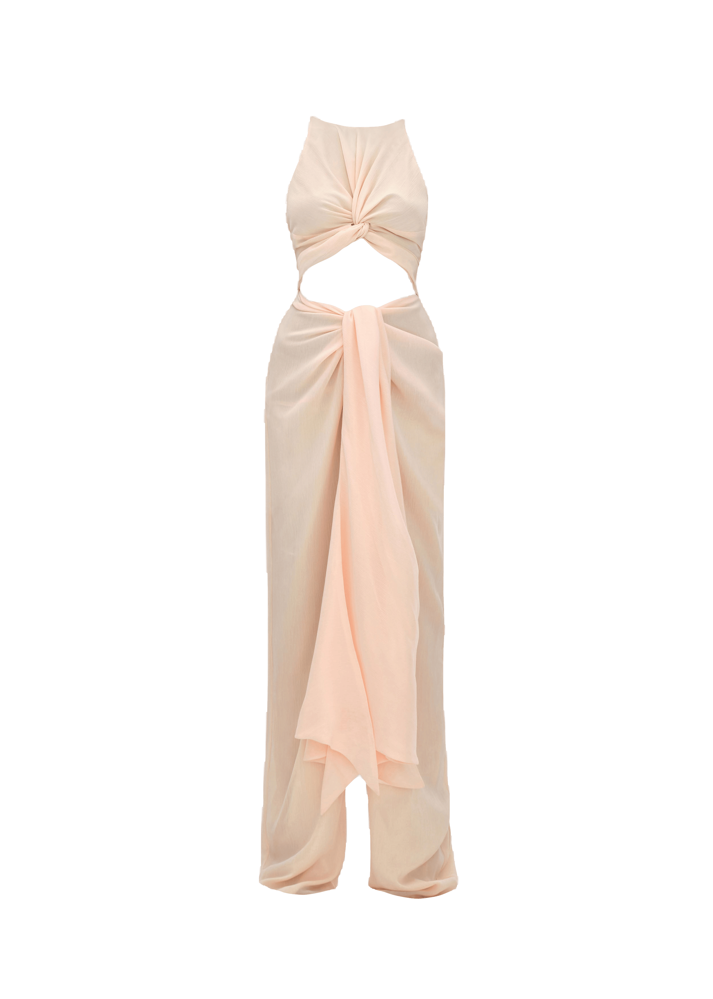 AMINATA CHAMPAGNE JUMPSUIT made by Andrea Iyamah