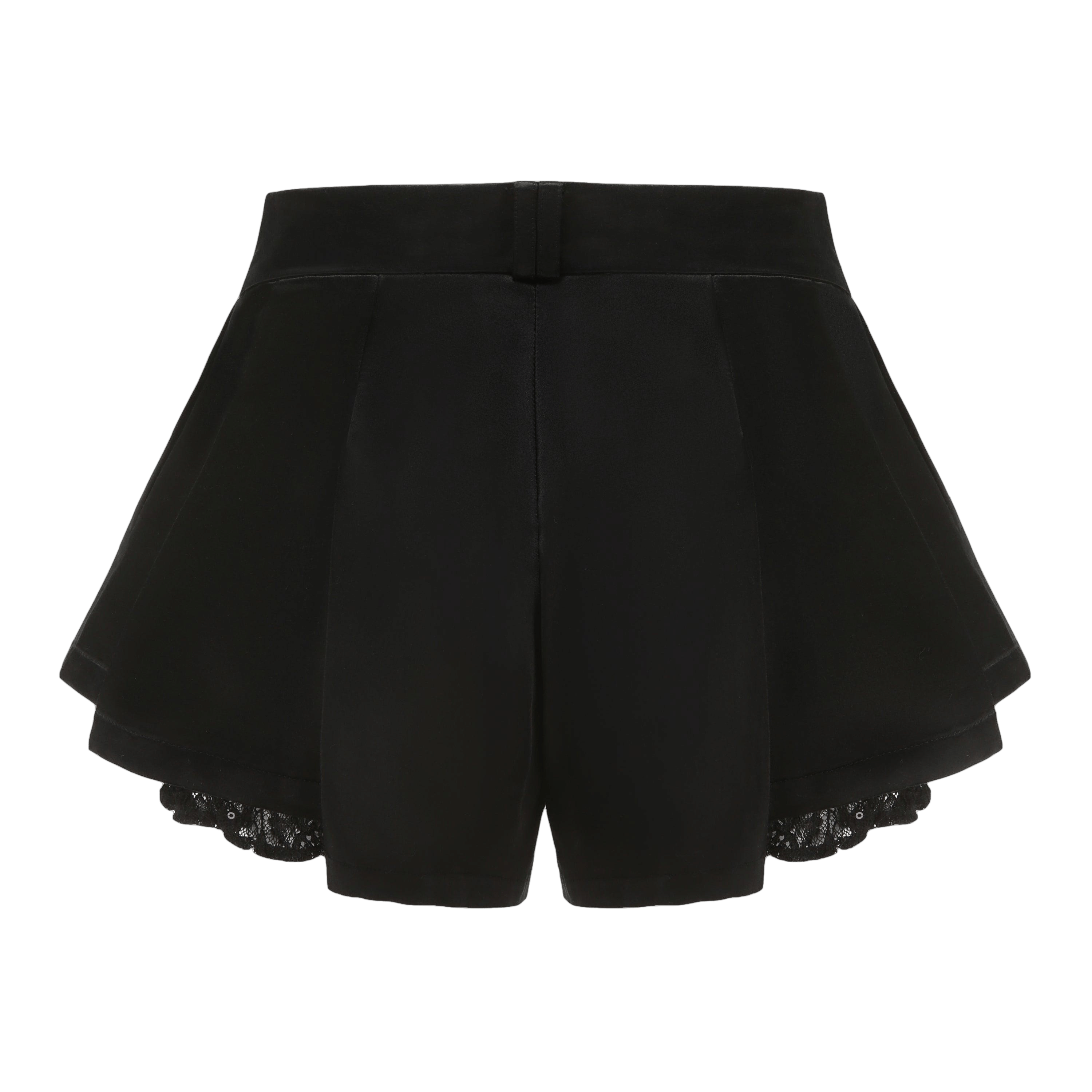 Black Milan Shorts in Black made by Nana Jacqueline