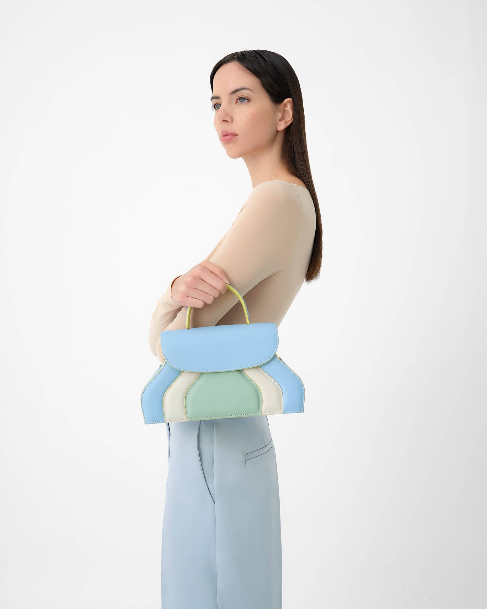 Marieta Padded Blue in Blue made by Mietis