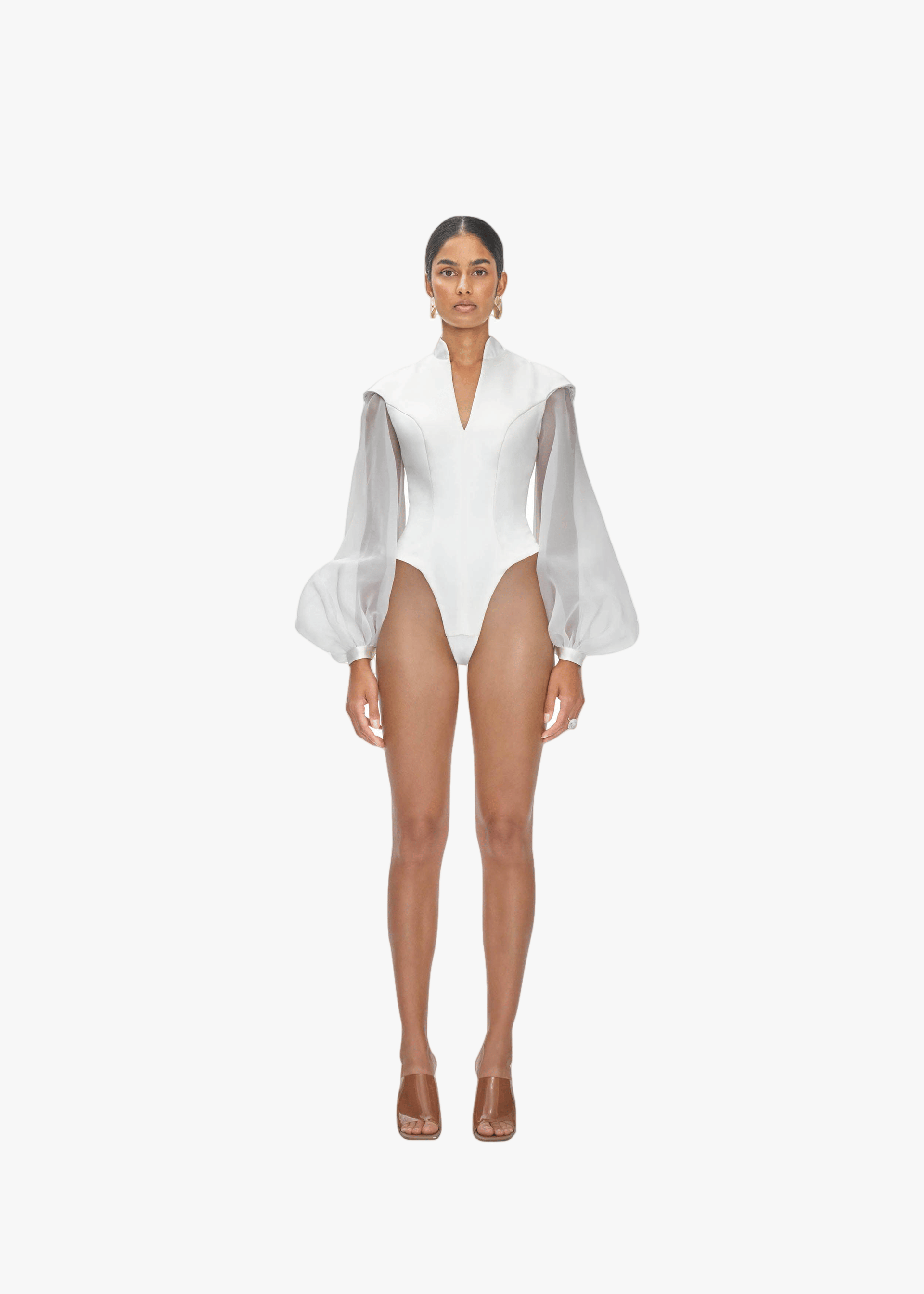 ODON BUBBLE SLEEVE LEOTARD made by Andrea Iyamah