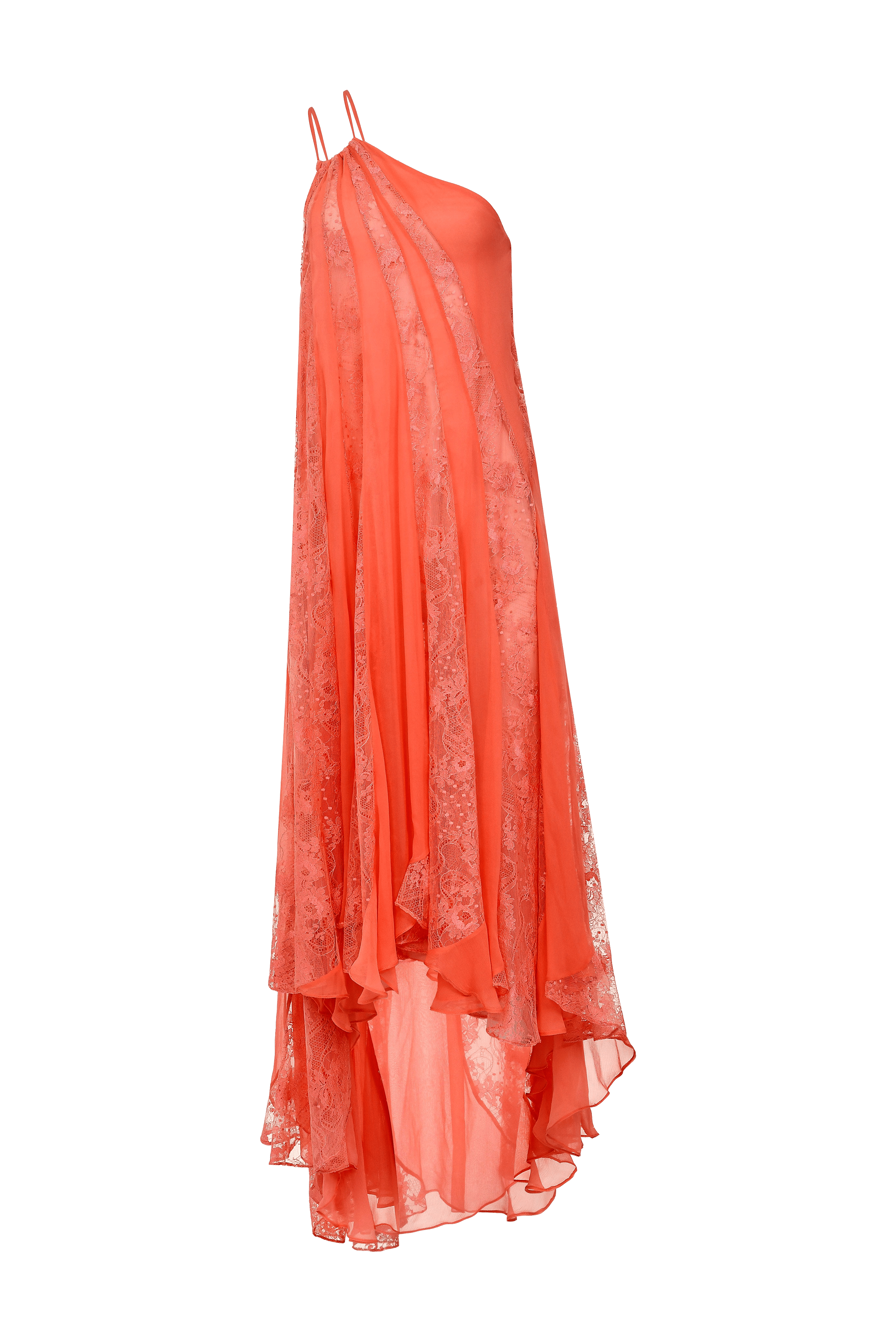 Jota Lace One Shoulder Dress made by Francesca Miranda