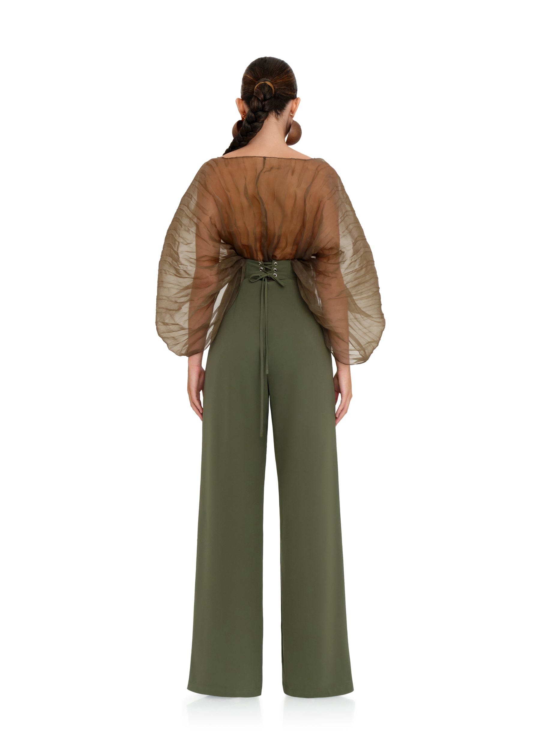 VIRA JADE PANTS made by Andrea Iyamah