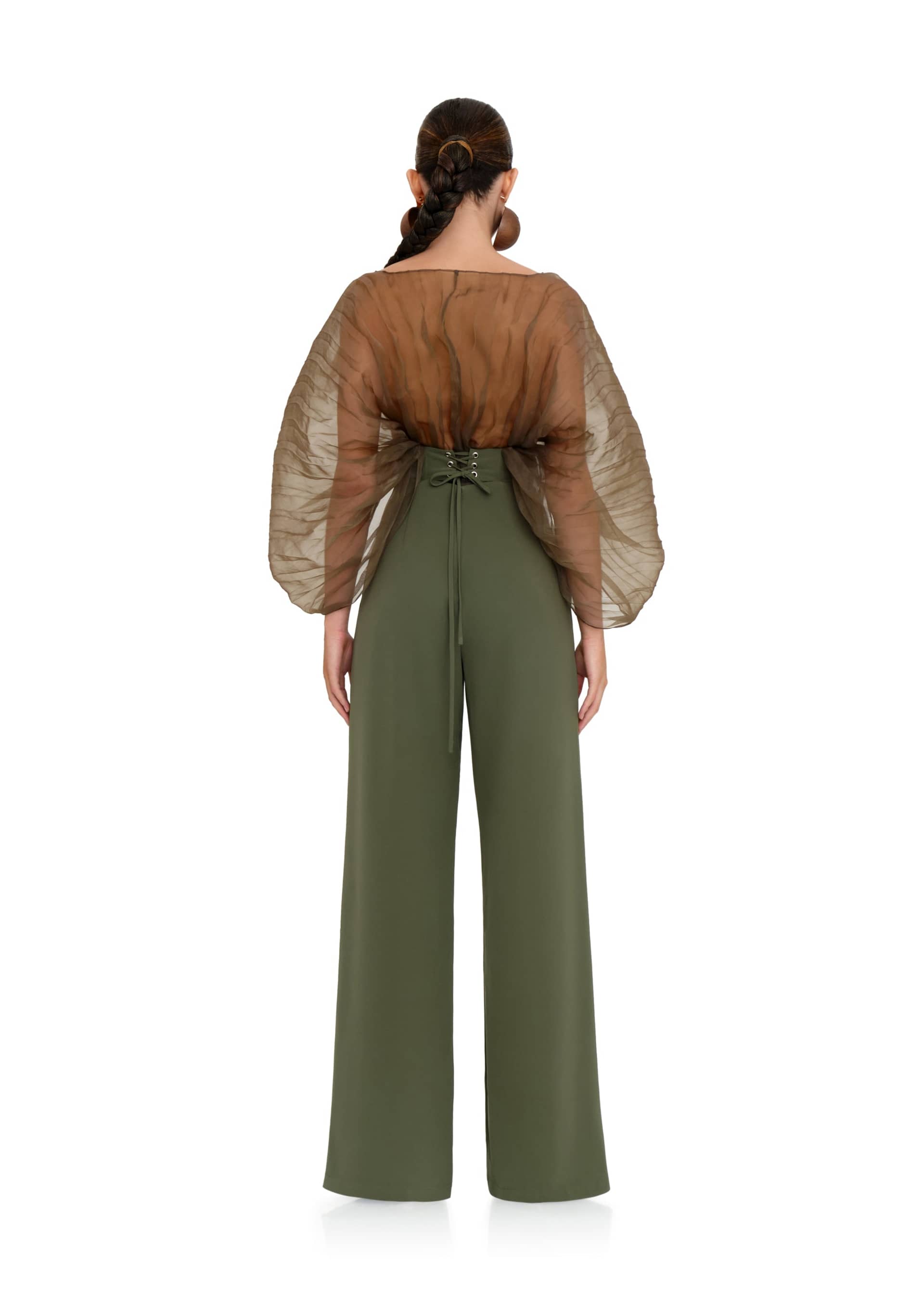 VIRA JADE PANTS made by Andrea Iyamah