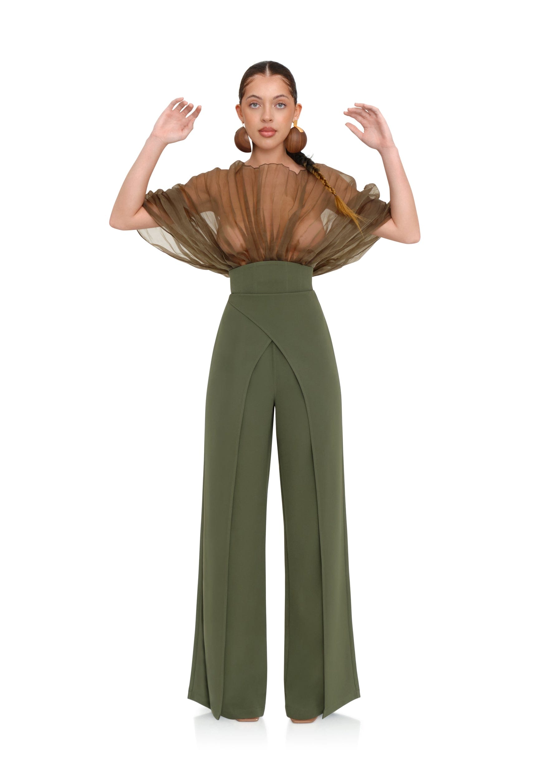 VIRA JADE PANTS made by Andrea Iyamah