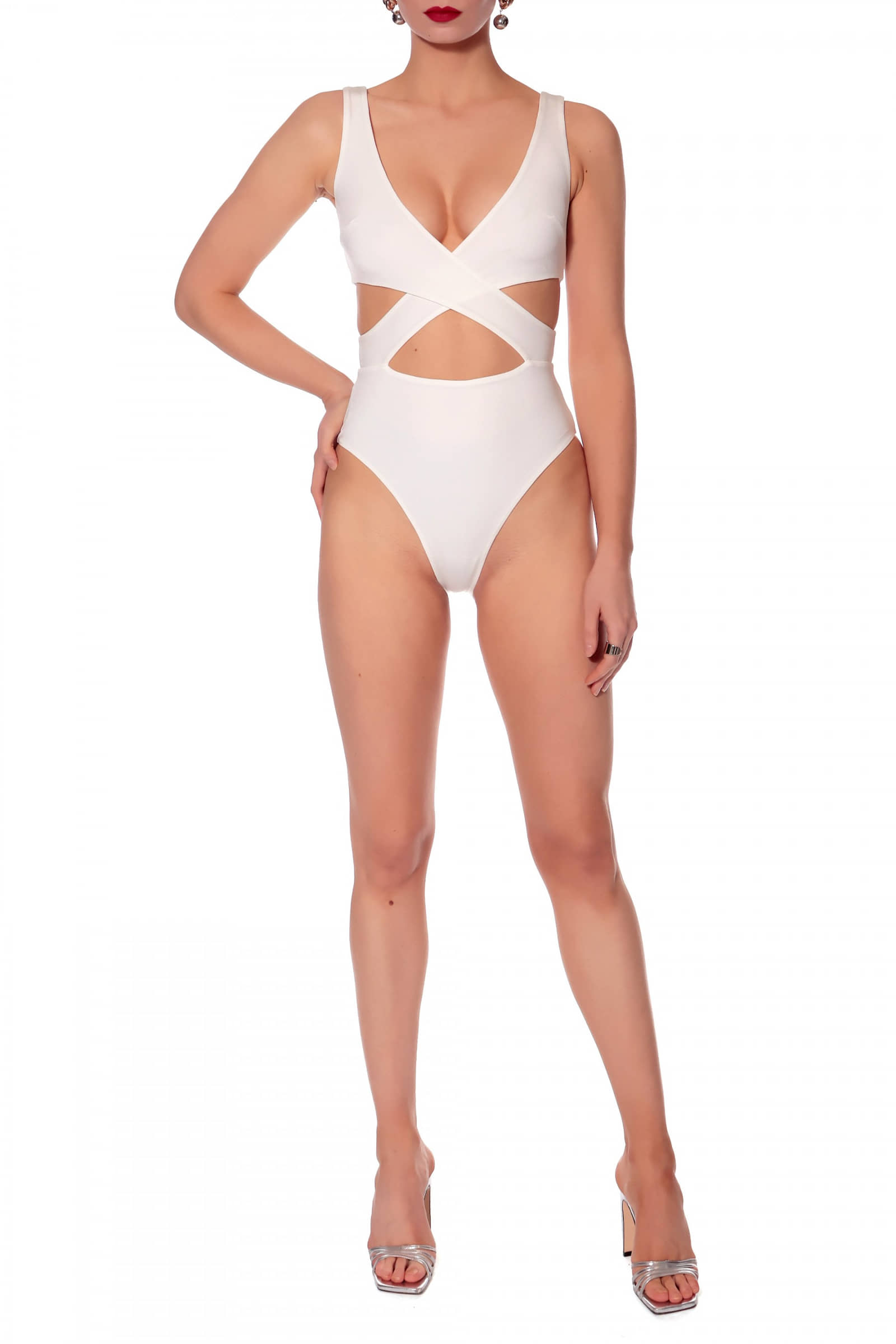 Body Suit Nola White made by HALEWSKI