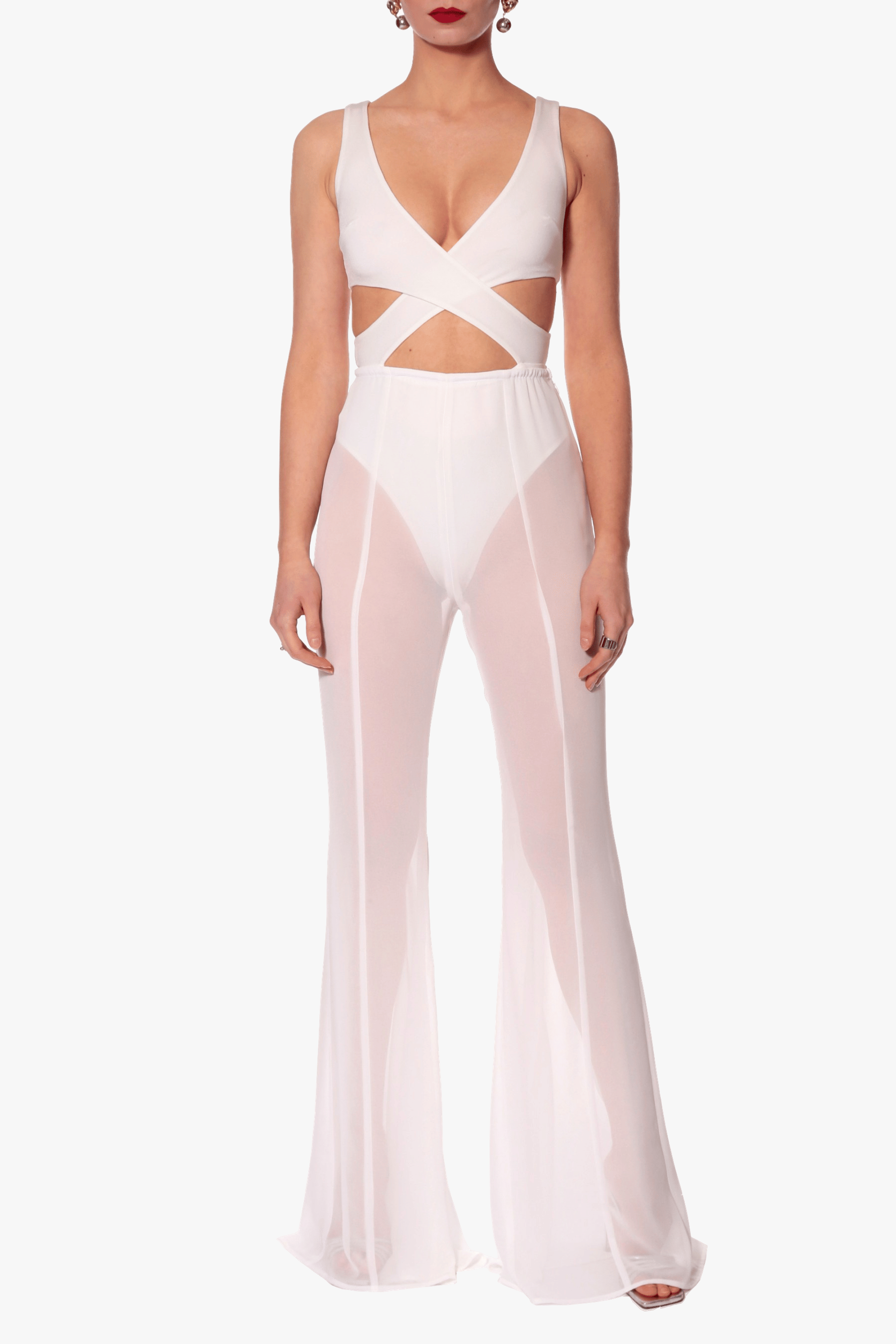 Body Suit Nola White made by HALEWSKI