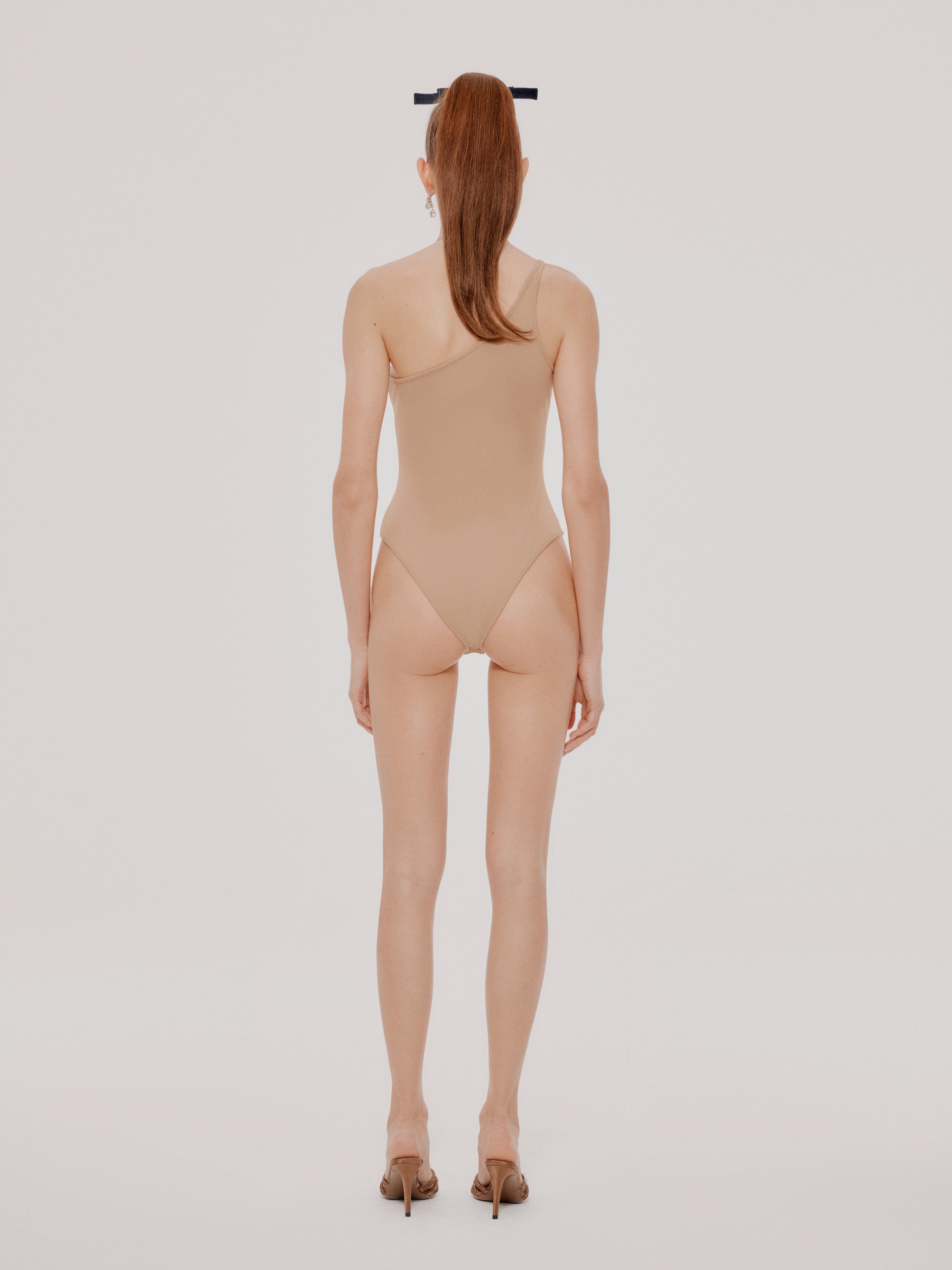 Brown Armina Top (Final Sale) in Beige made by Nana Jacqueline