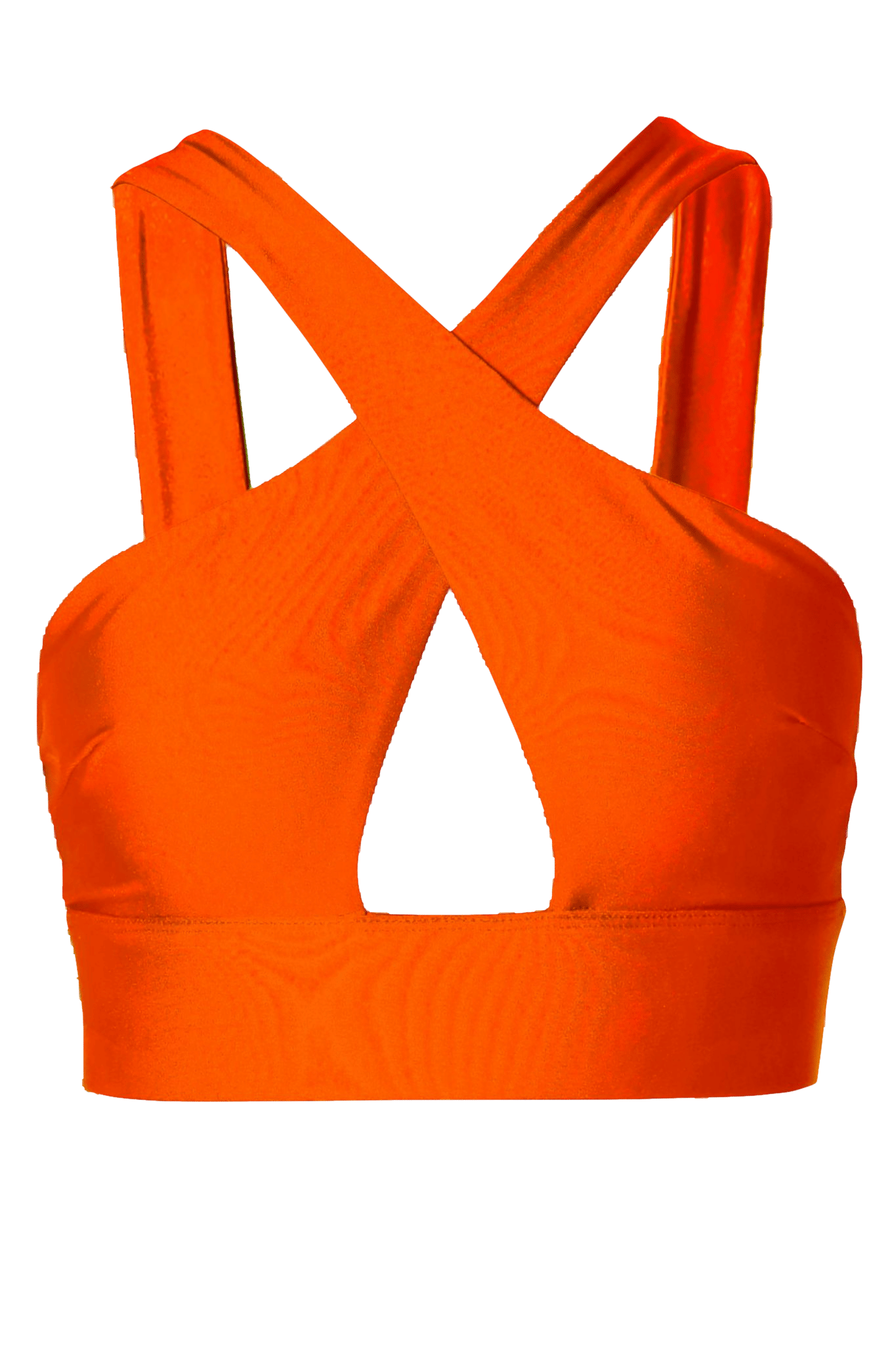 Top Isla Neon Orange made by HALEWSKI