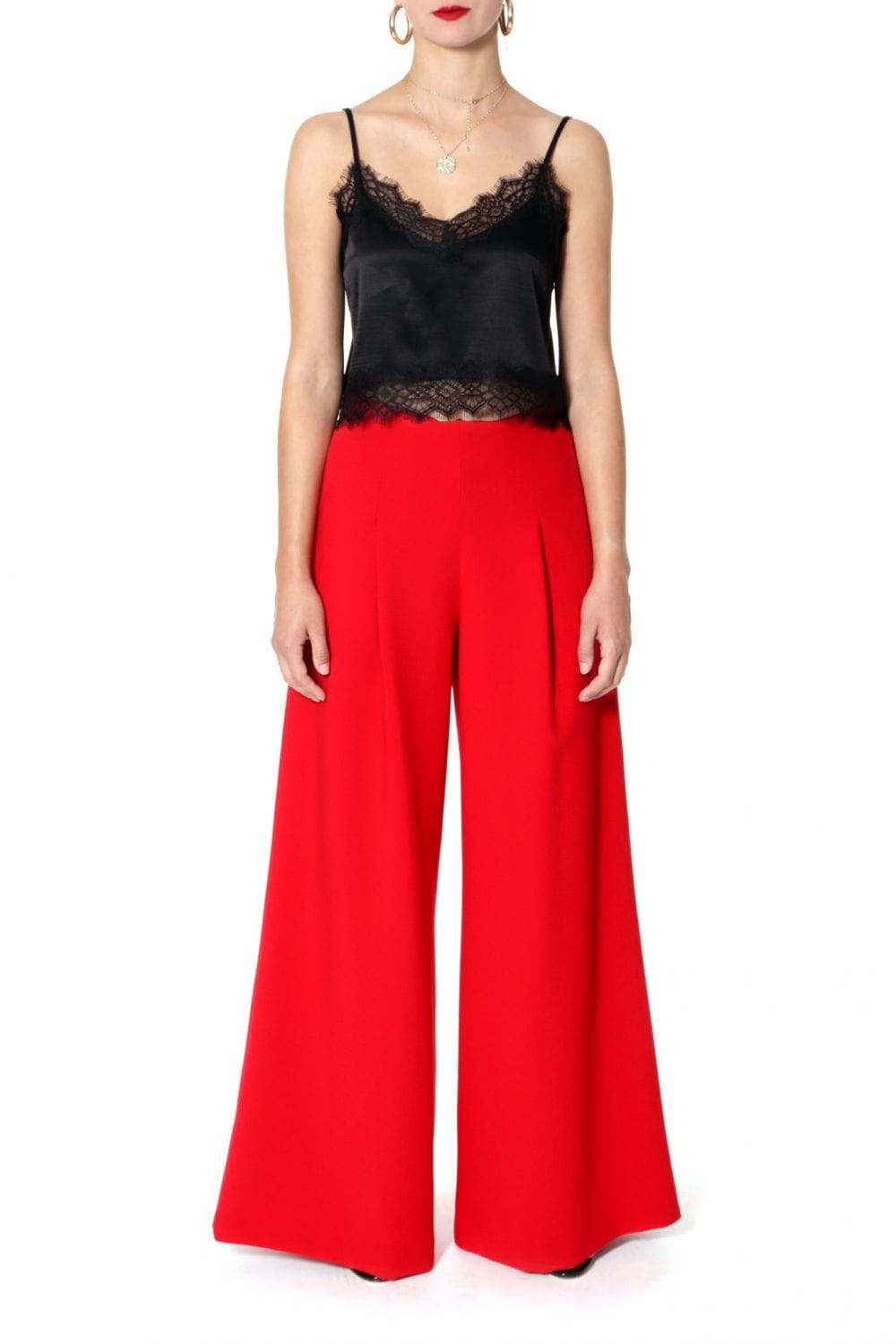 Pants Rebecca True Red made by HALEWSKI