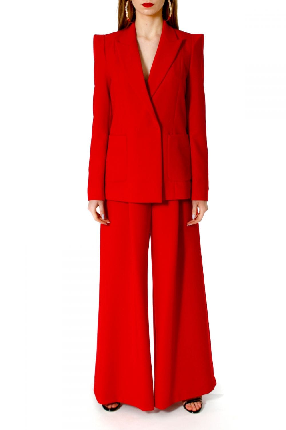 Pants Rebecca True Red made by HALEWSKI