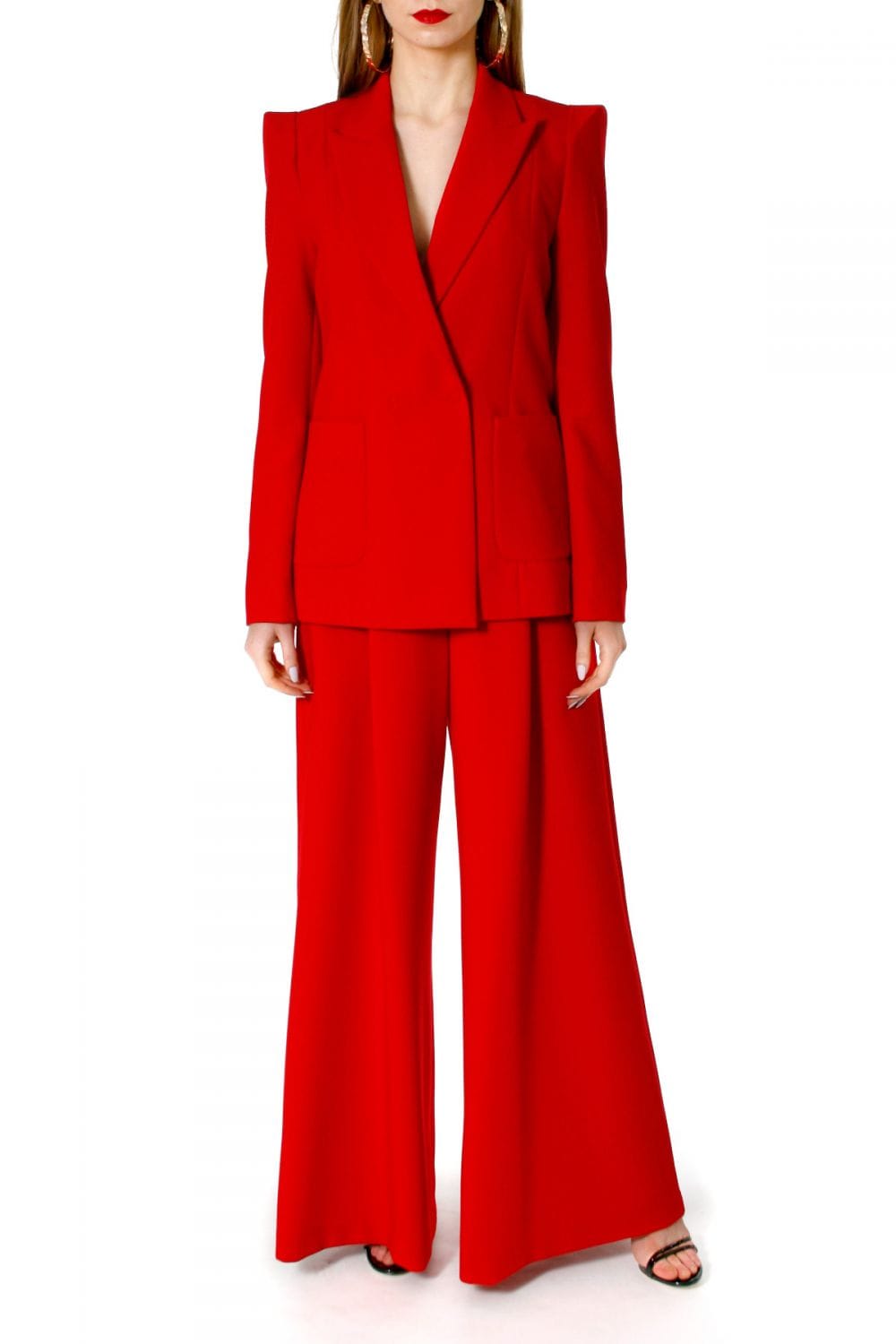 Pants Rebecca True Red made by HALEWSKI