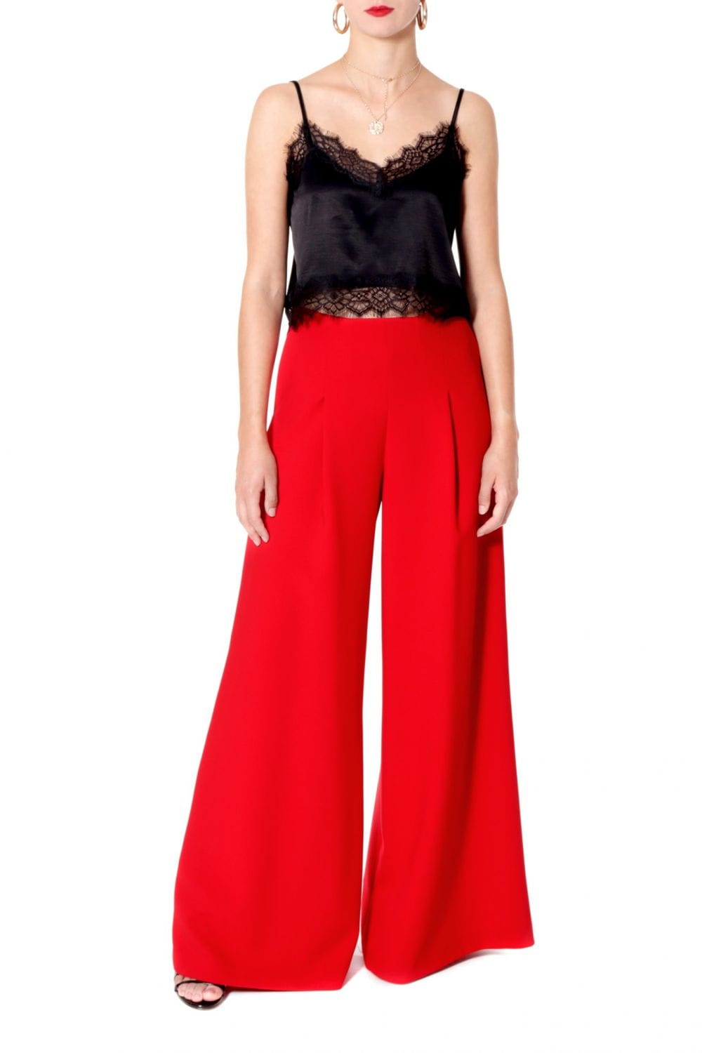 Pants Rebecca True Red made by HALEWSKI