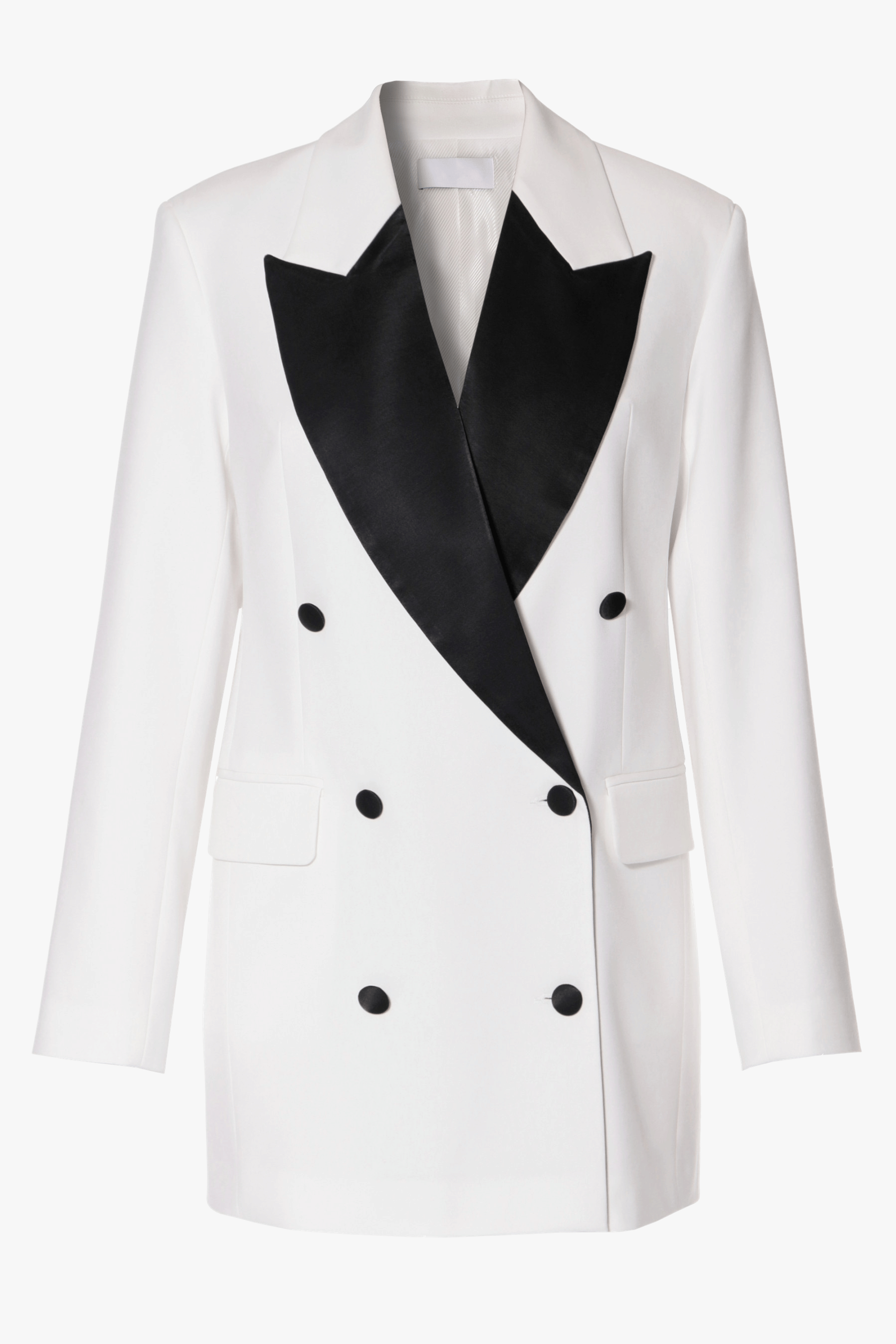 Blazer Dress Morgana Black And White made by HALEWSKI