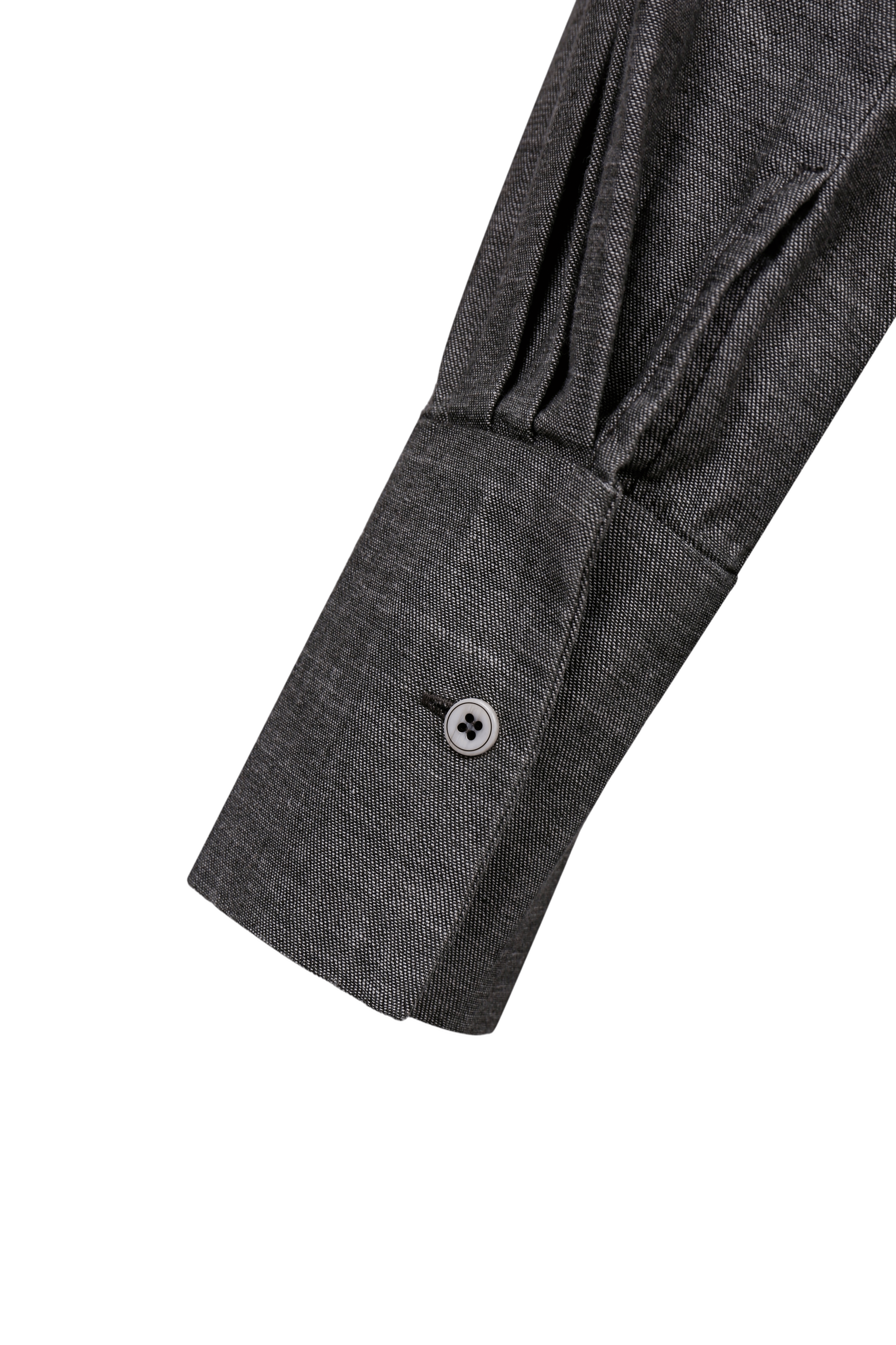 TWO-TONE OVERSIZE DENIM SHIRT made by YIBRI