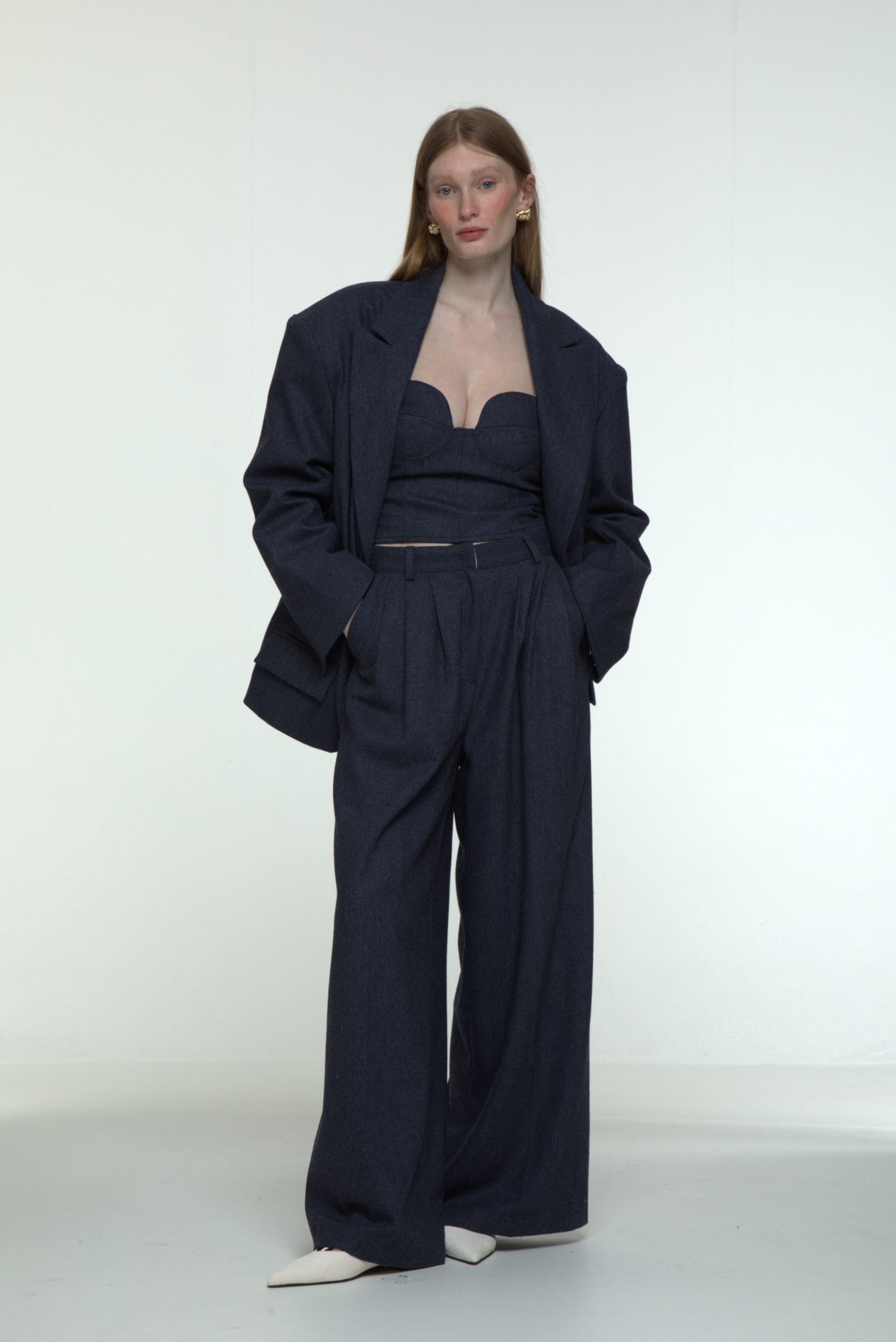 Herringbone trousers made by AFTERHOURS