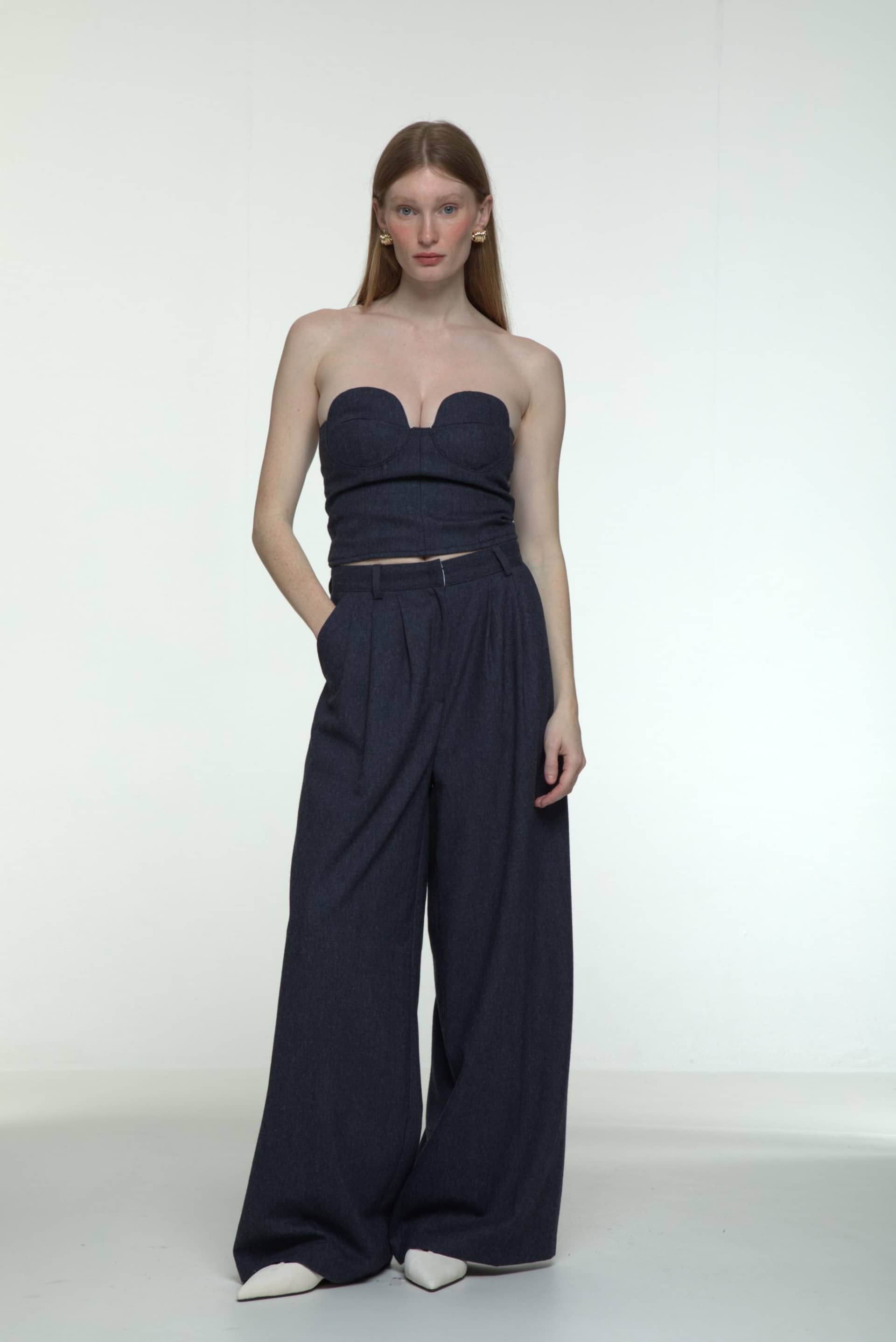 Herringbone trousers made by AFTERHOURS