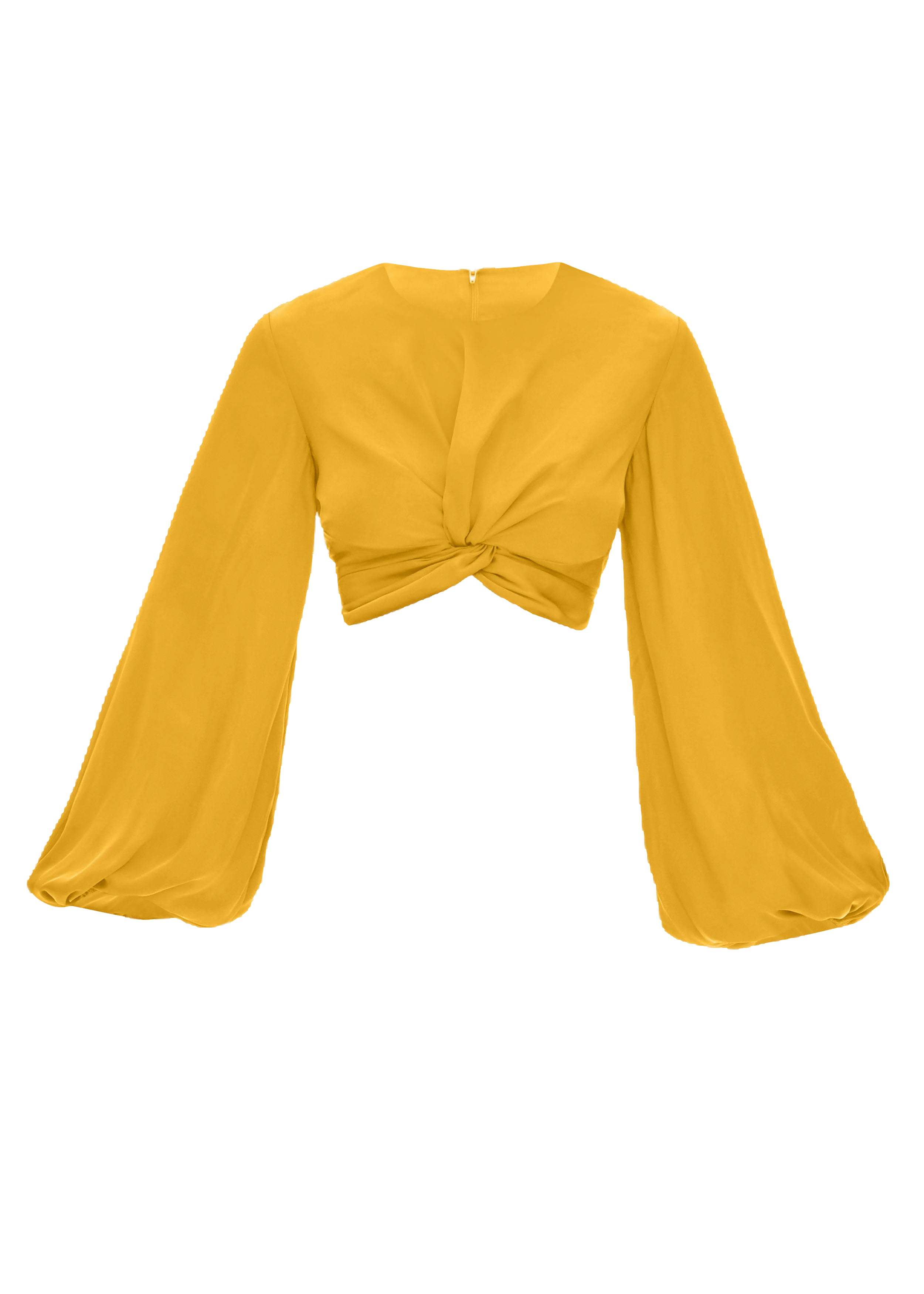 BEHATI MARIGOLD CROPPED TOP made by Andrea Iyamah